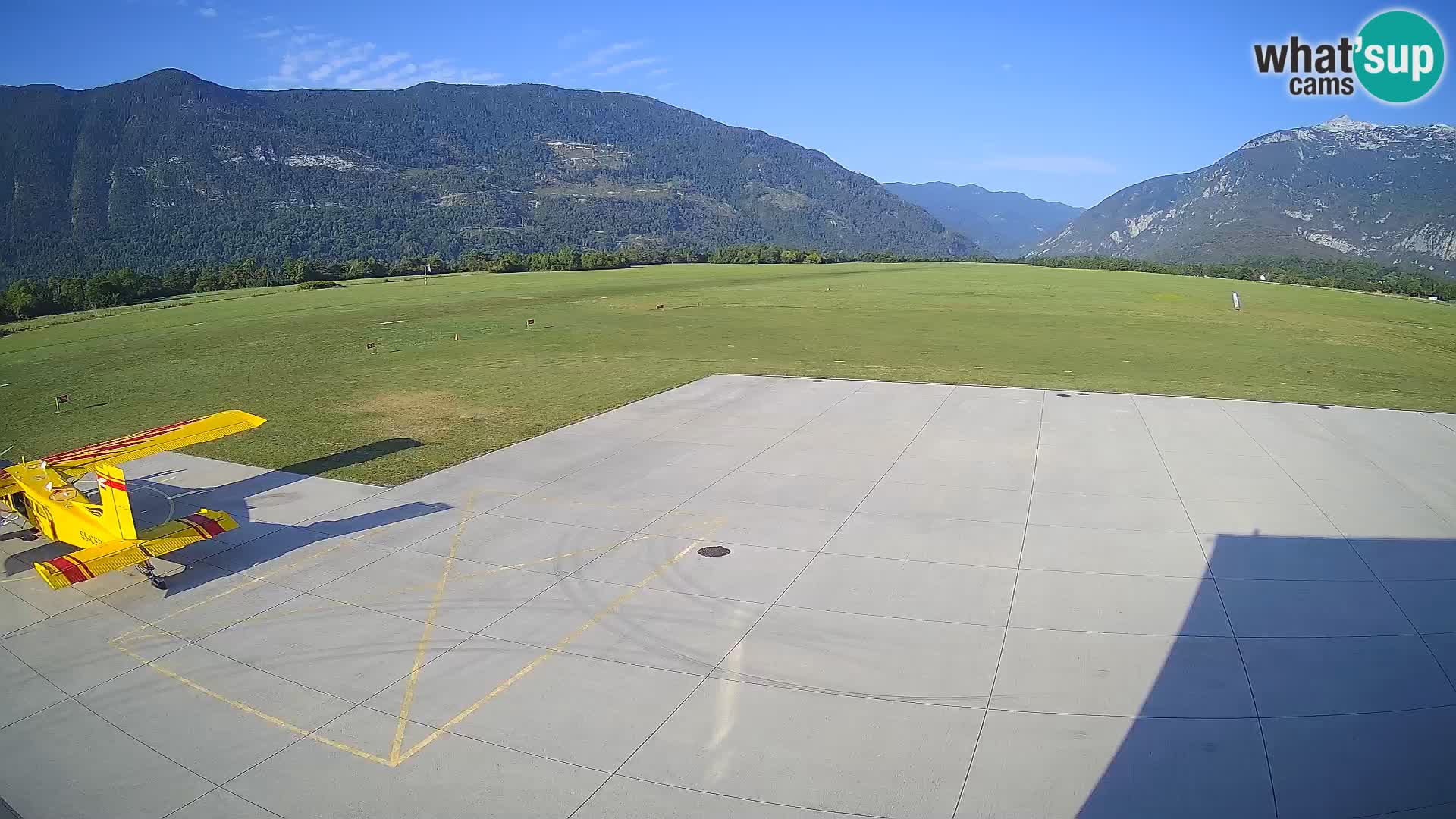 Cámara web del aeropuerto de Bovec – Skydive Bovec