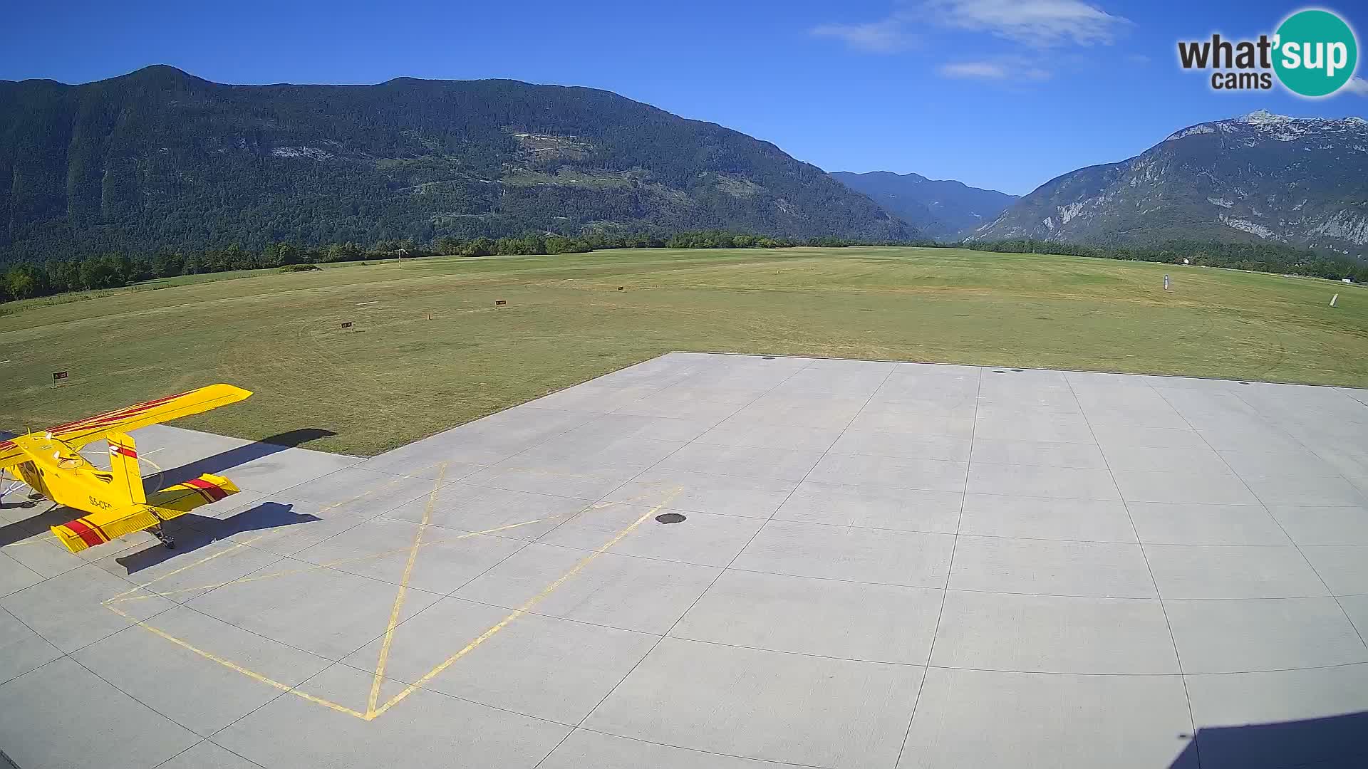 Cámara web del aeropuerto de Bovec – Skydive Bovec
