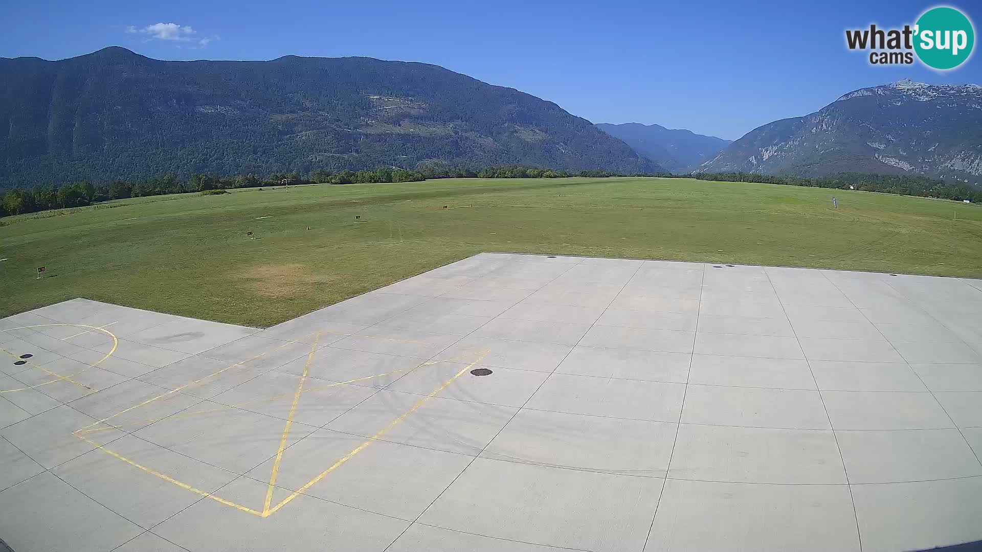 Cámara web del aeropuerto de Bovec – Skydive Bovec