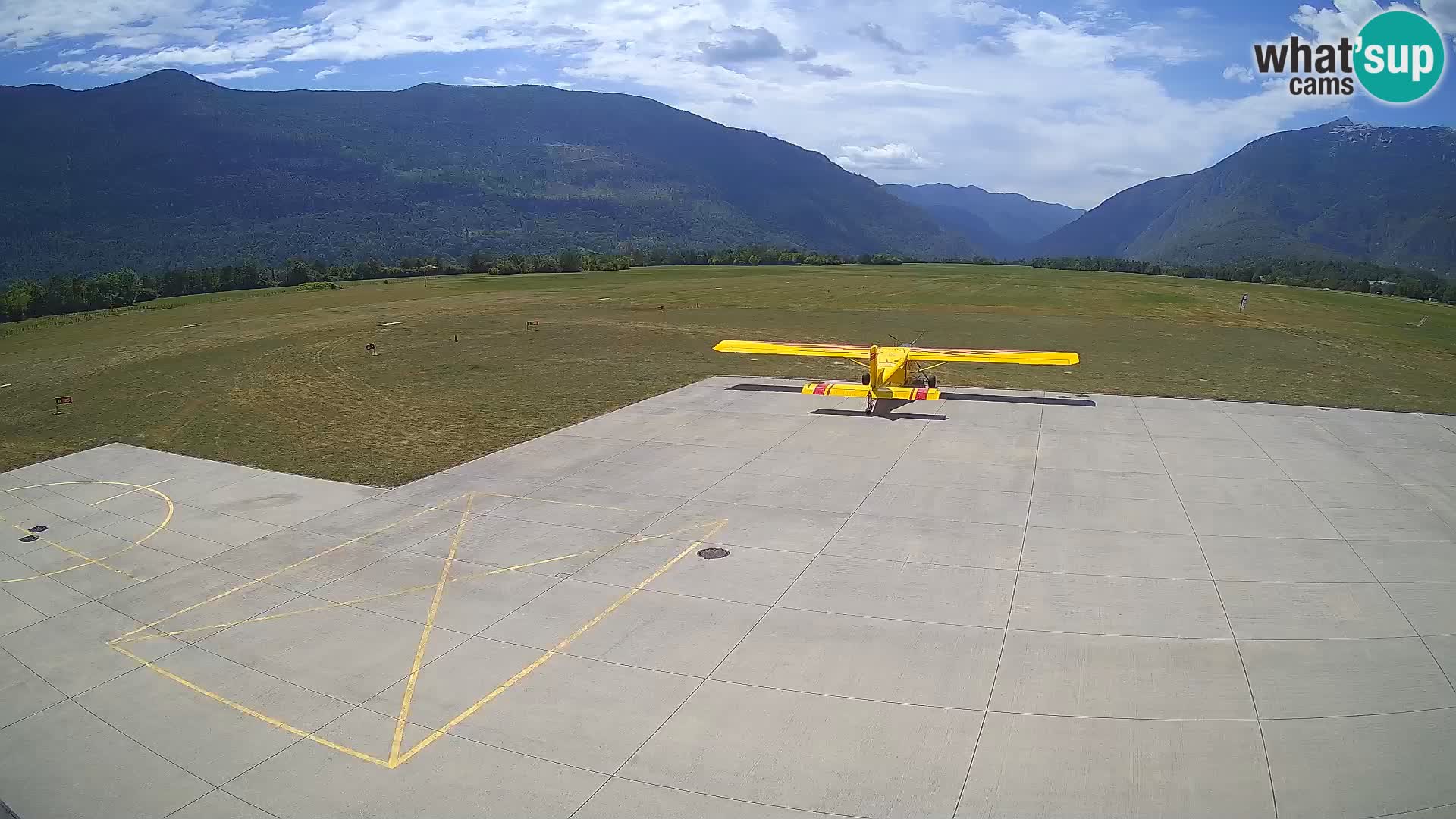 Cámara web del aeropuerto de Bovec – Skydive Bovec