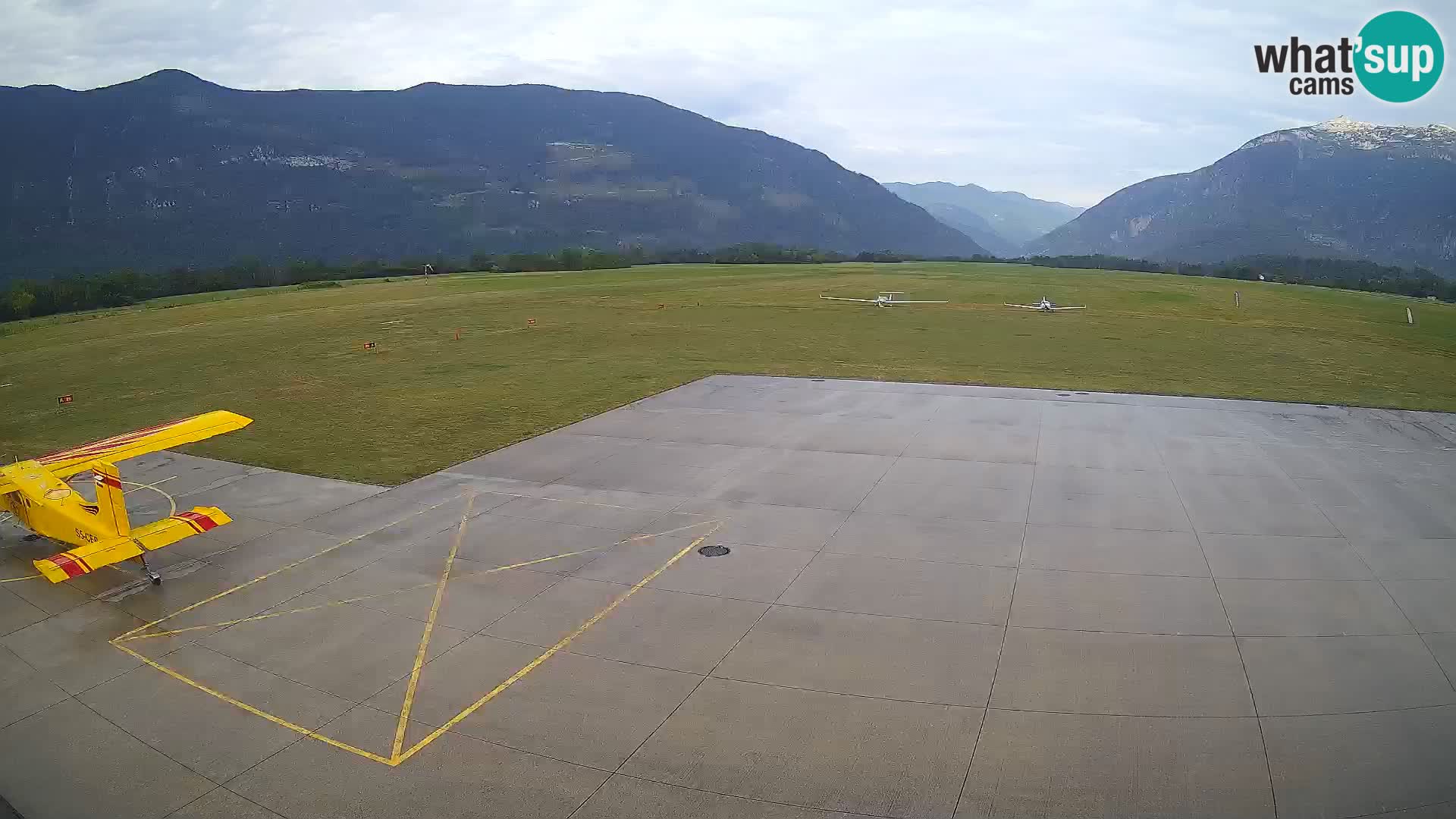 Webcam de l’aéroport de Bovec – Skydive Bovec