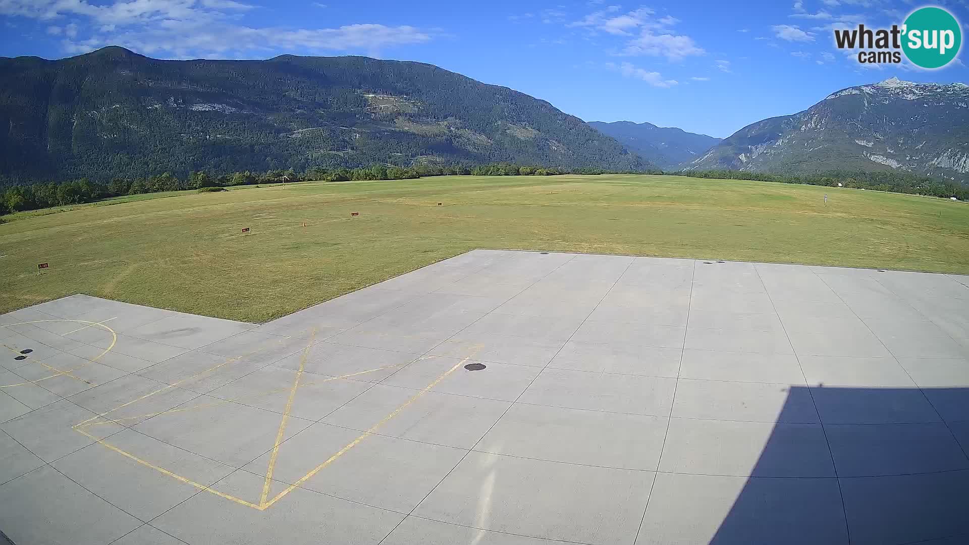Webcam de l’aéroport de Bovec – Skydive Bovec
