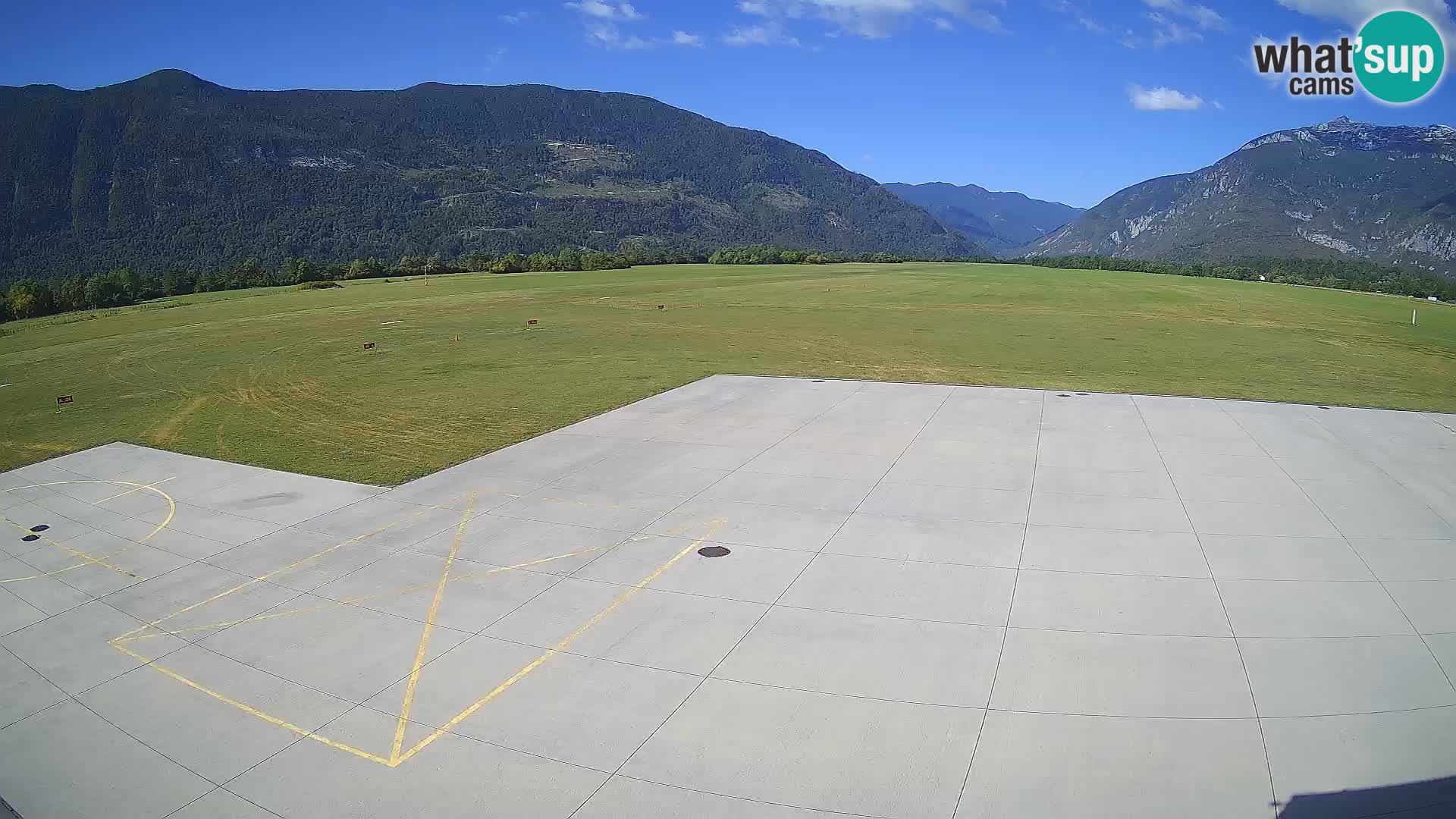 Cámara web del aeropuerto de Bovec – Skydive Bovec