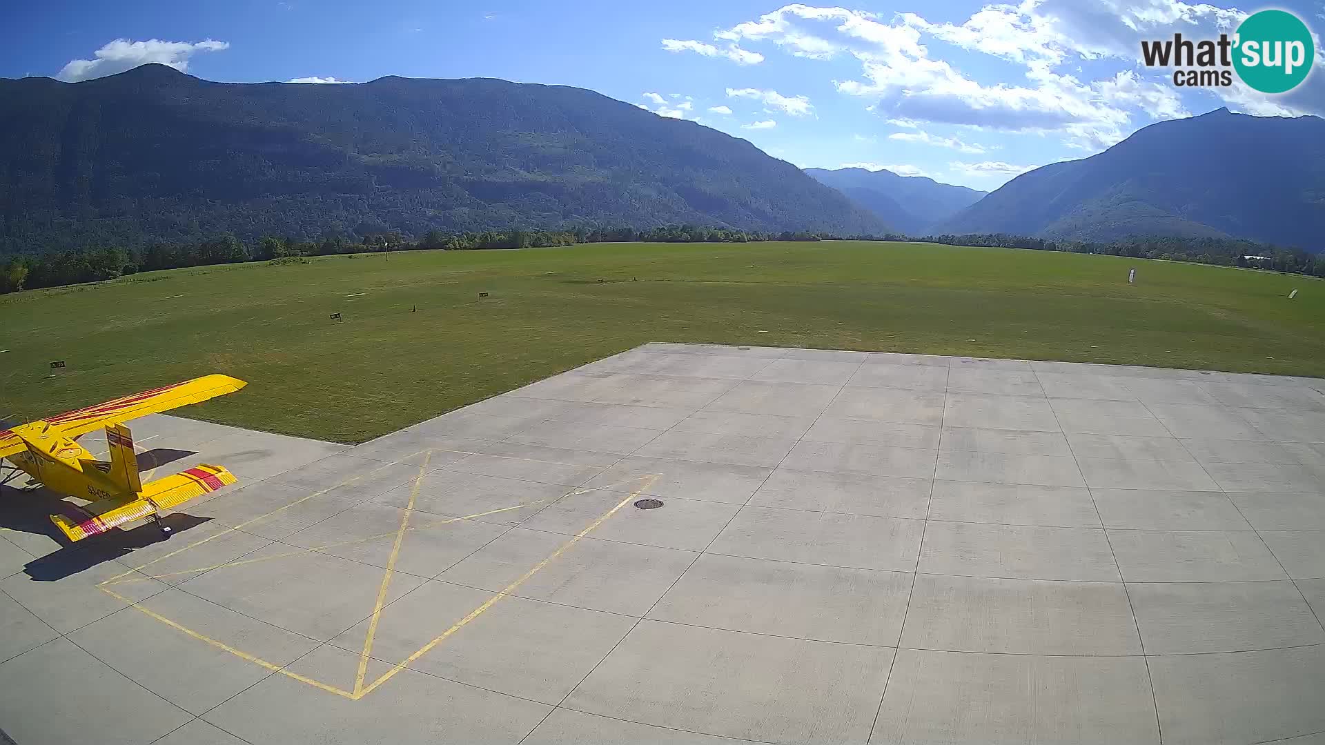 Cámara web del aeropuerto de Bovec – Skydive Bovec