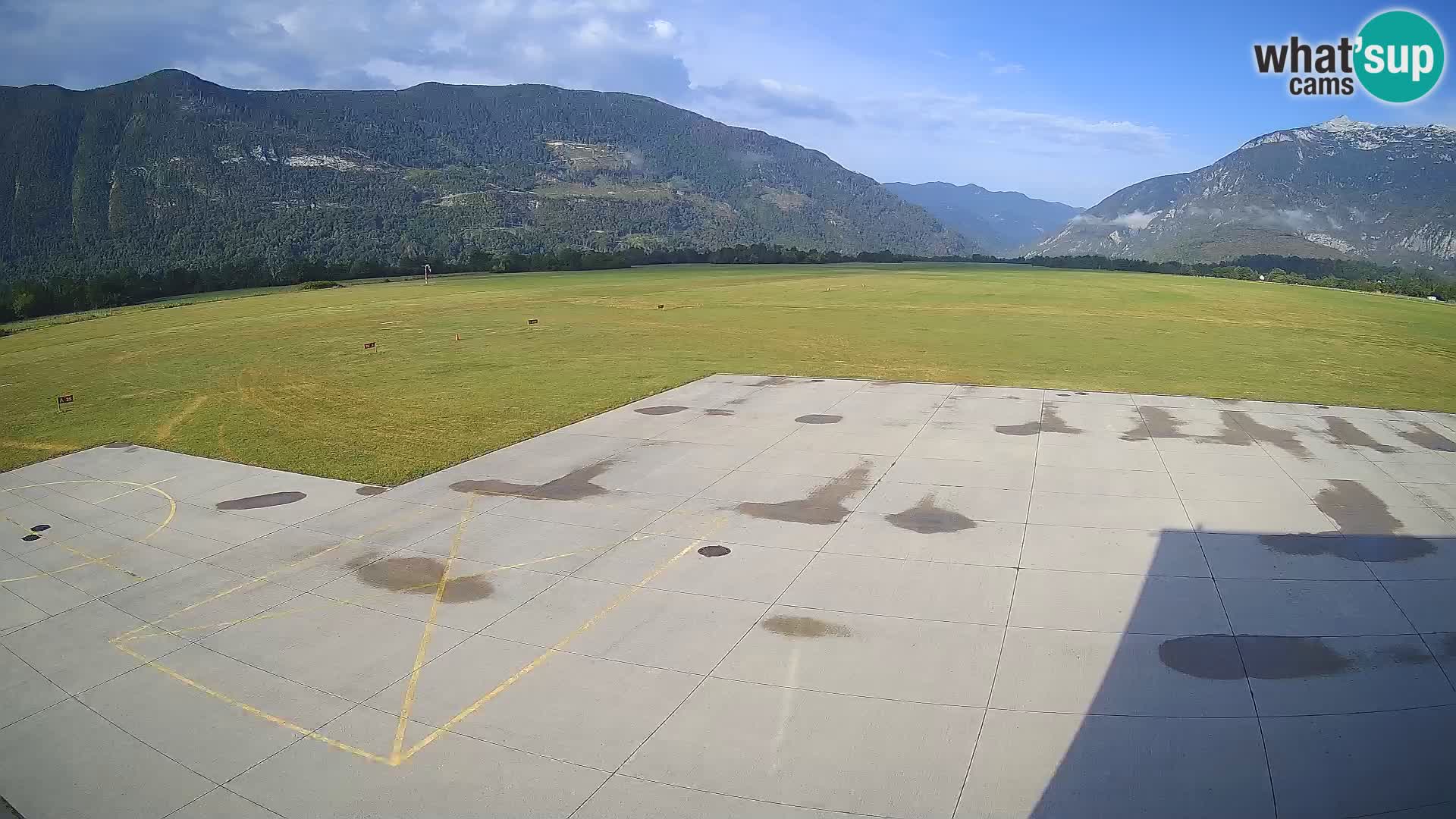 Webcam de l’aéroport de Bovec – Skydive Bovec