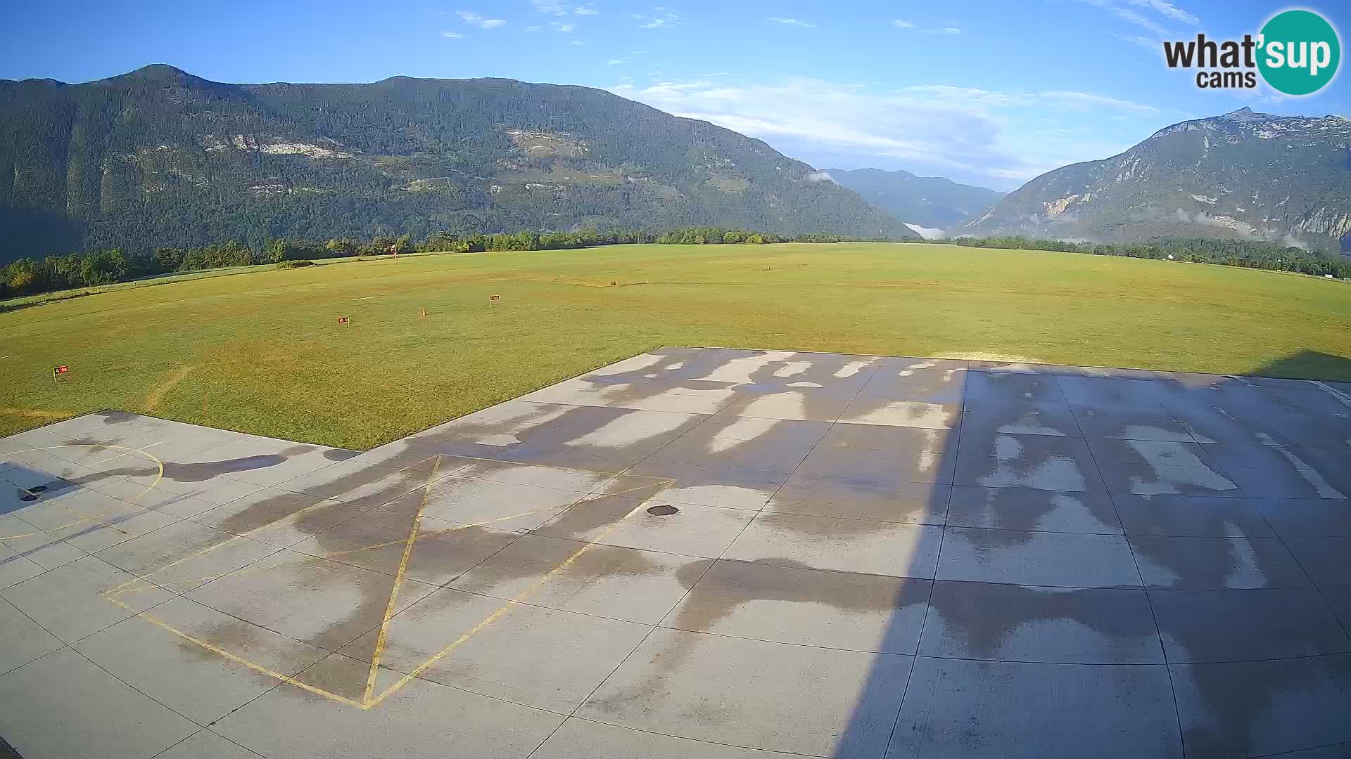 Webcam de l’aéroport de Bovec – Skydive Bovec