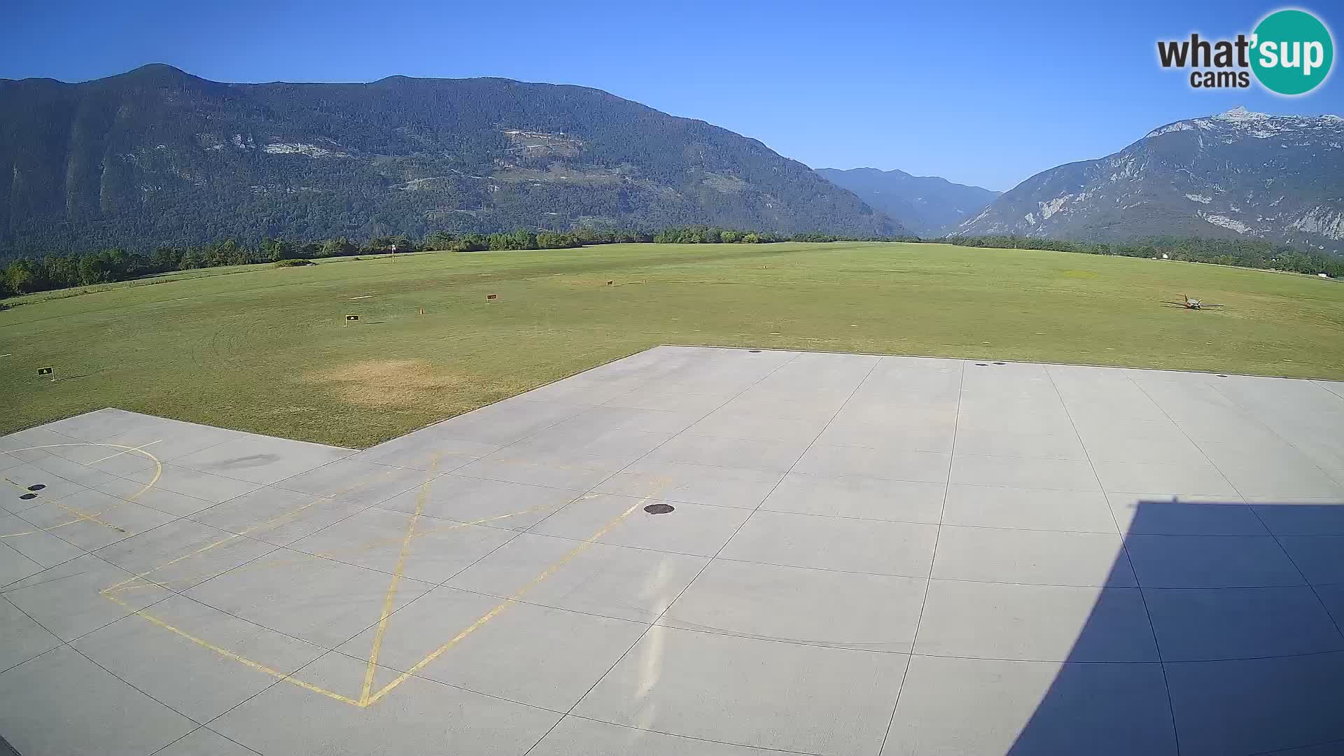 Webcam de l’aéroport de Bovec – Skydive Bovec