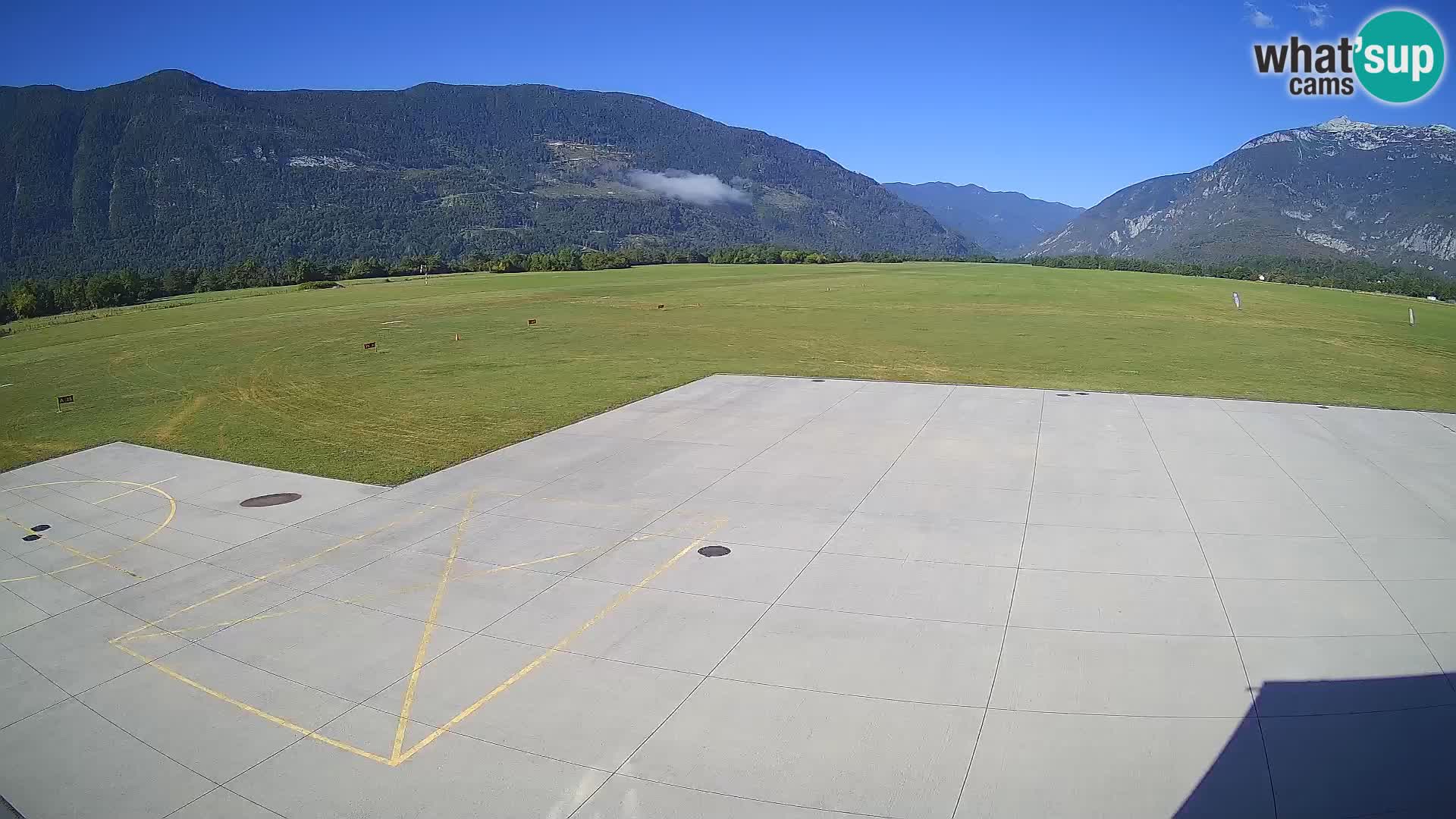 Cámara web del aeropuerto de Bovec – Skydive Bovec