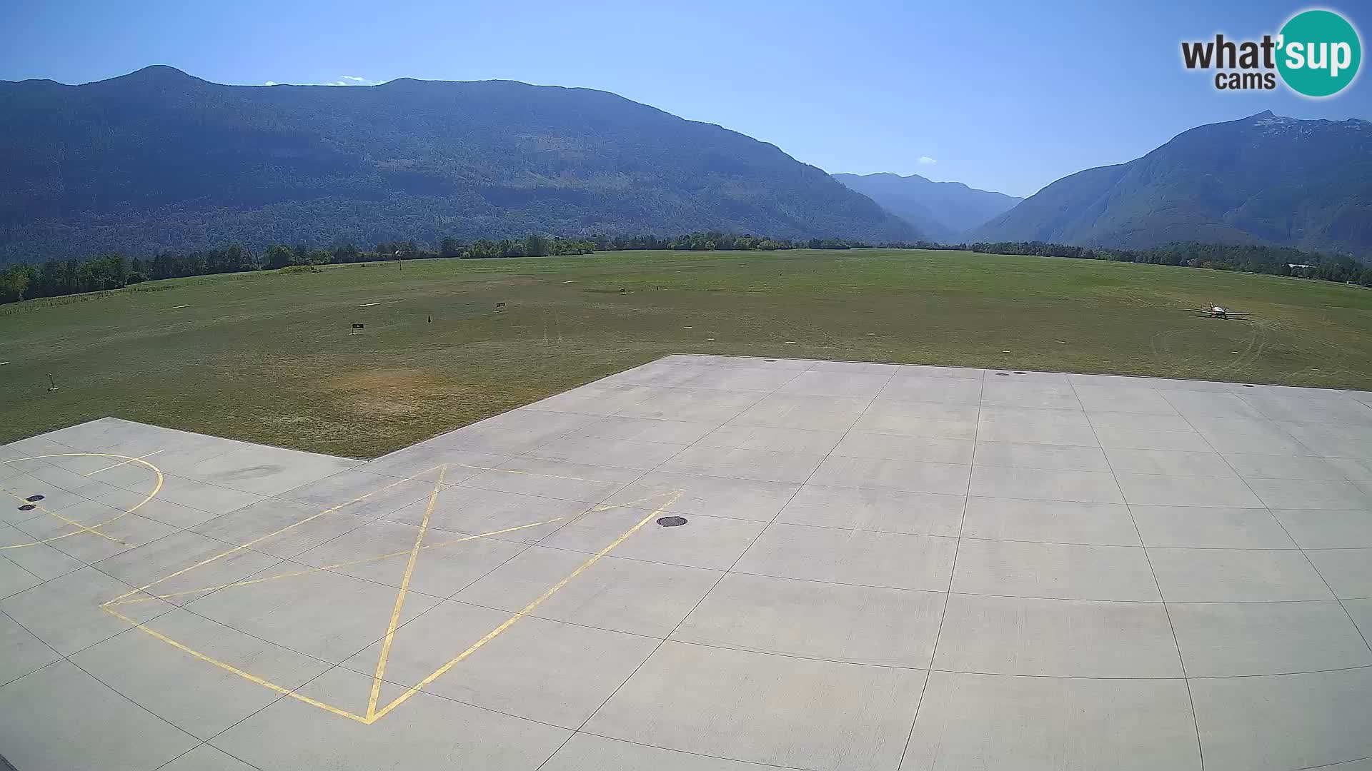Webcam de l’aéroport de Bovec – Skydive Bovec