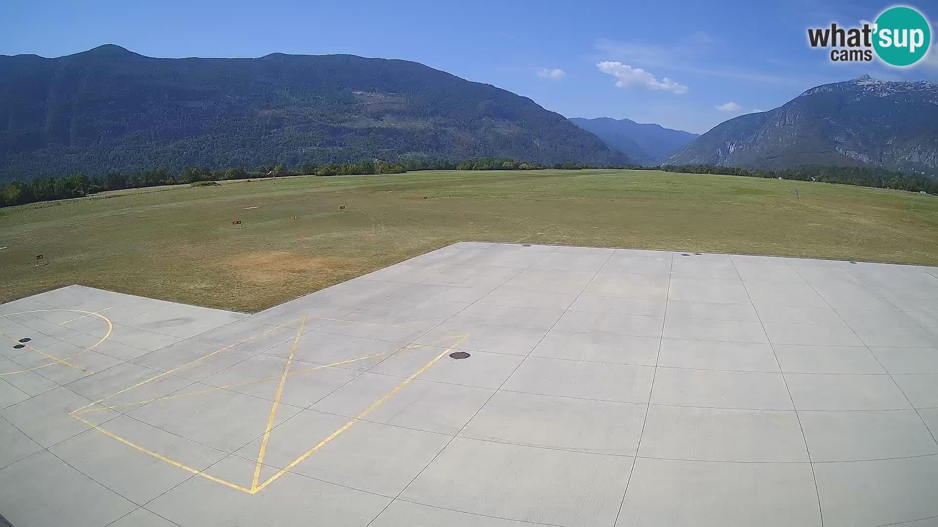 Cámara web del aeropuerto de Bovec – Skydive Bovec