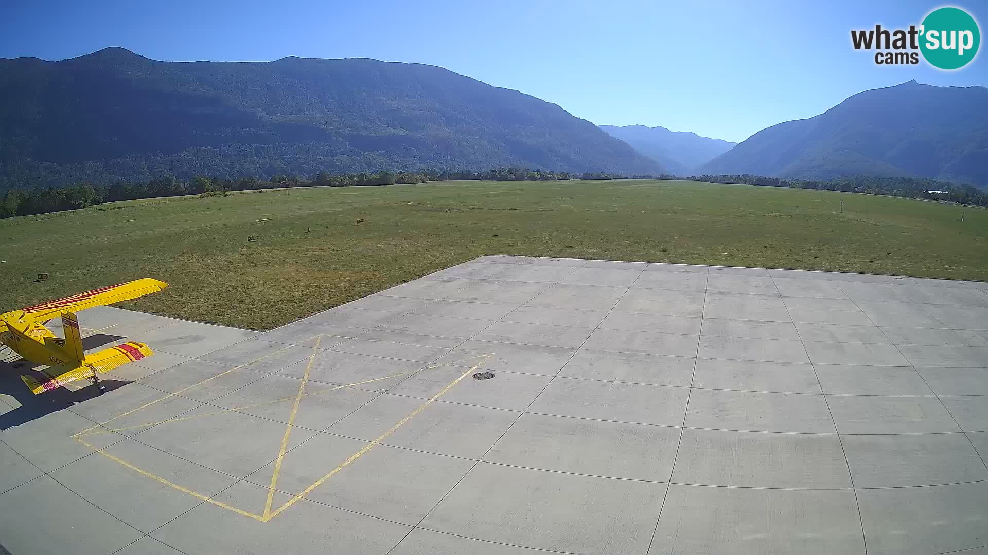 Cámara web del aeropuerto de Bovec – Skydive Bovec