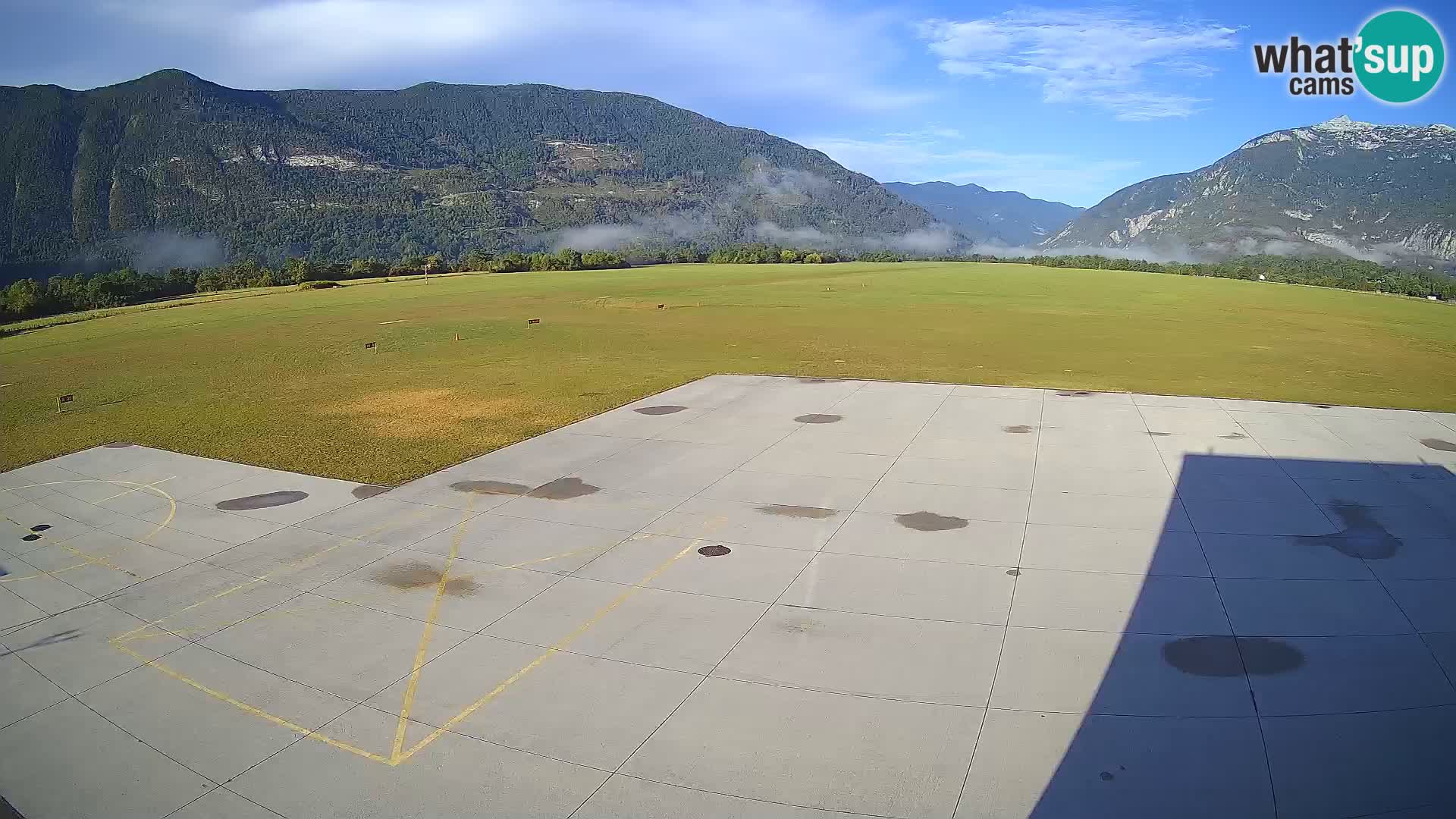 Webcam de l’aéroport de Bovec – Skydive Bovec