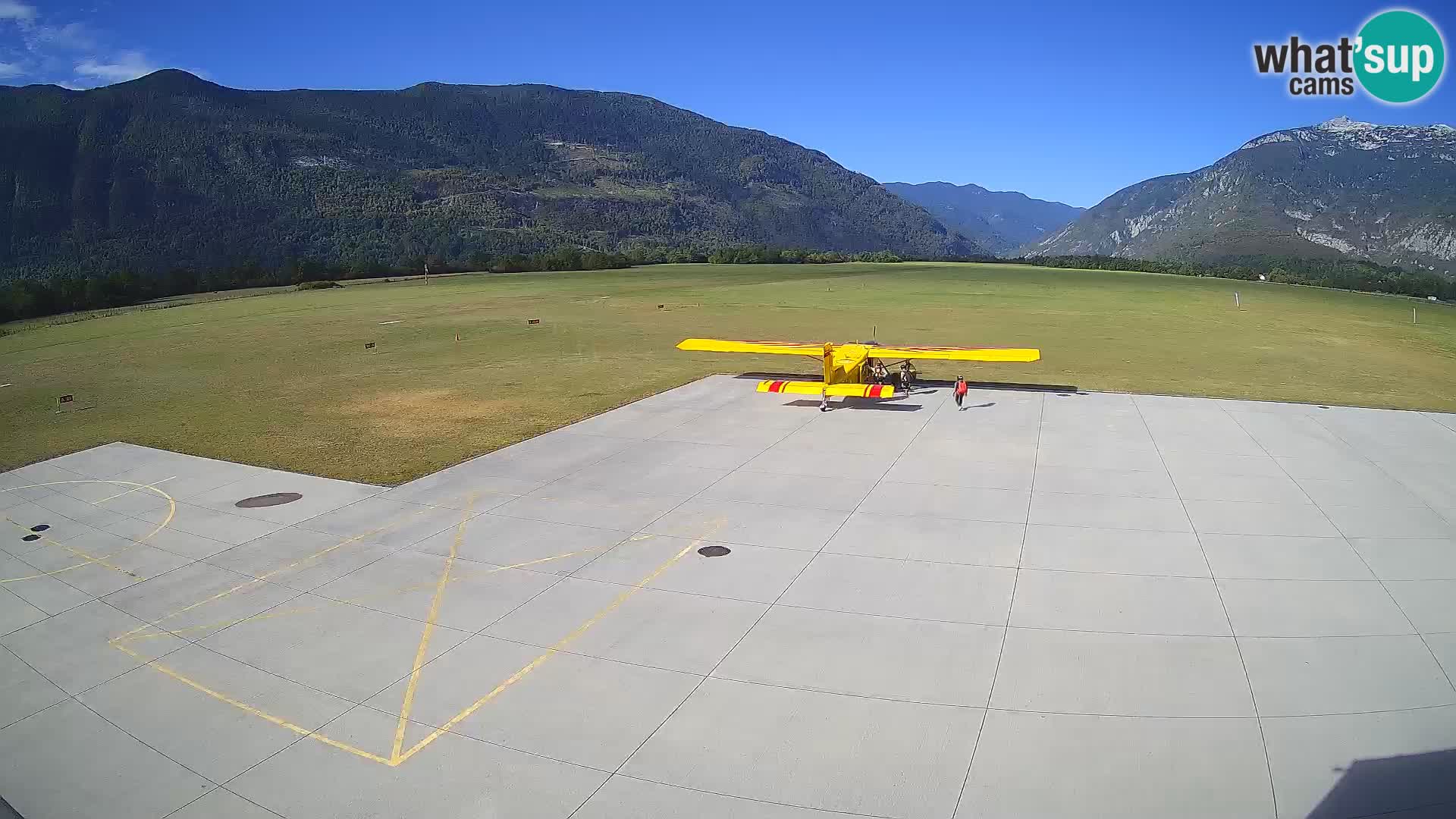 Cámara web del aeropuerto de Bovec – Skydive Bovec