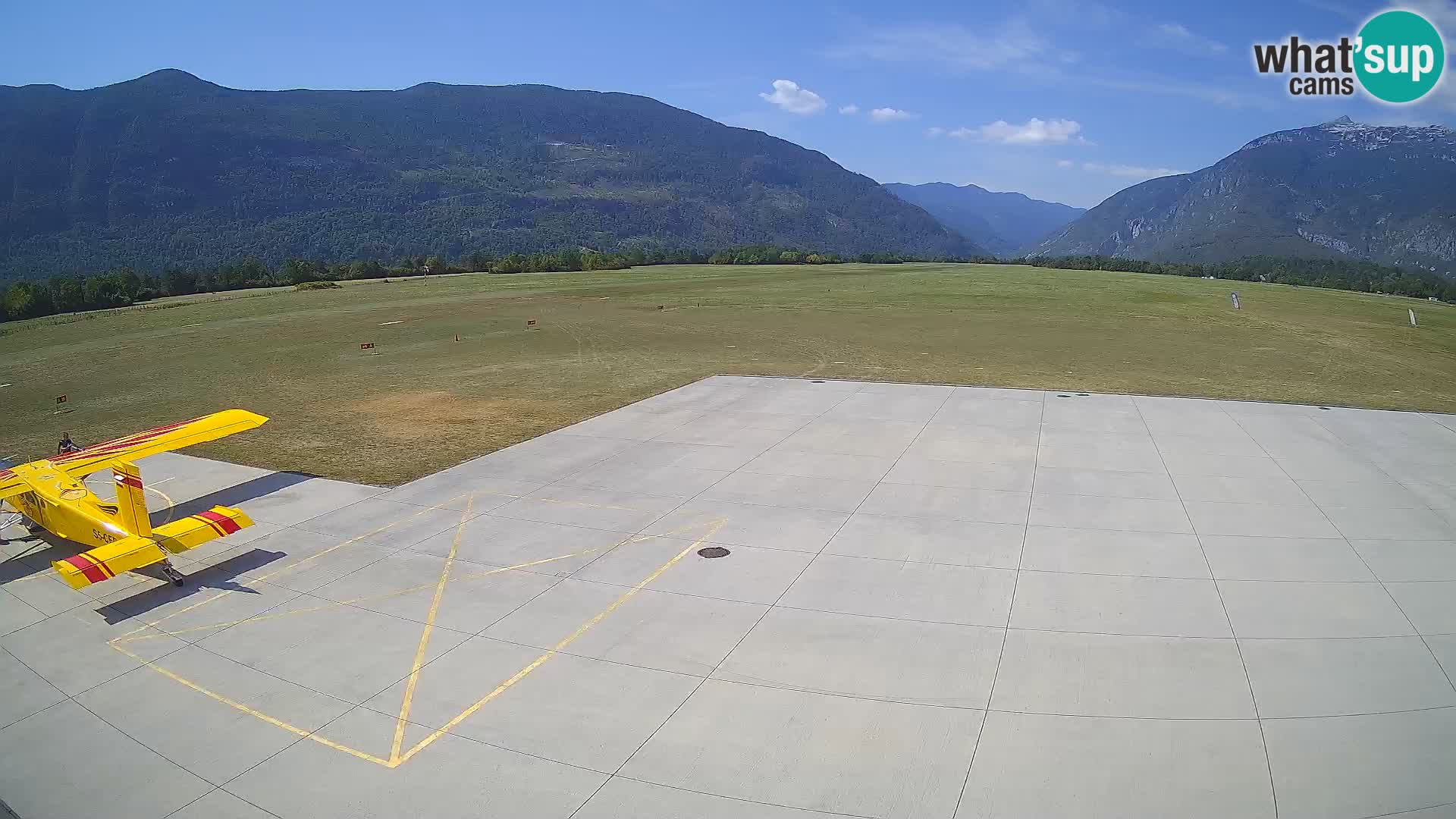 Bovec spletna kamera letališče – Skydive Bovec
