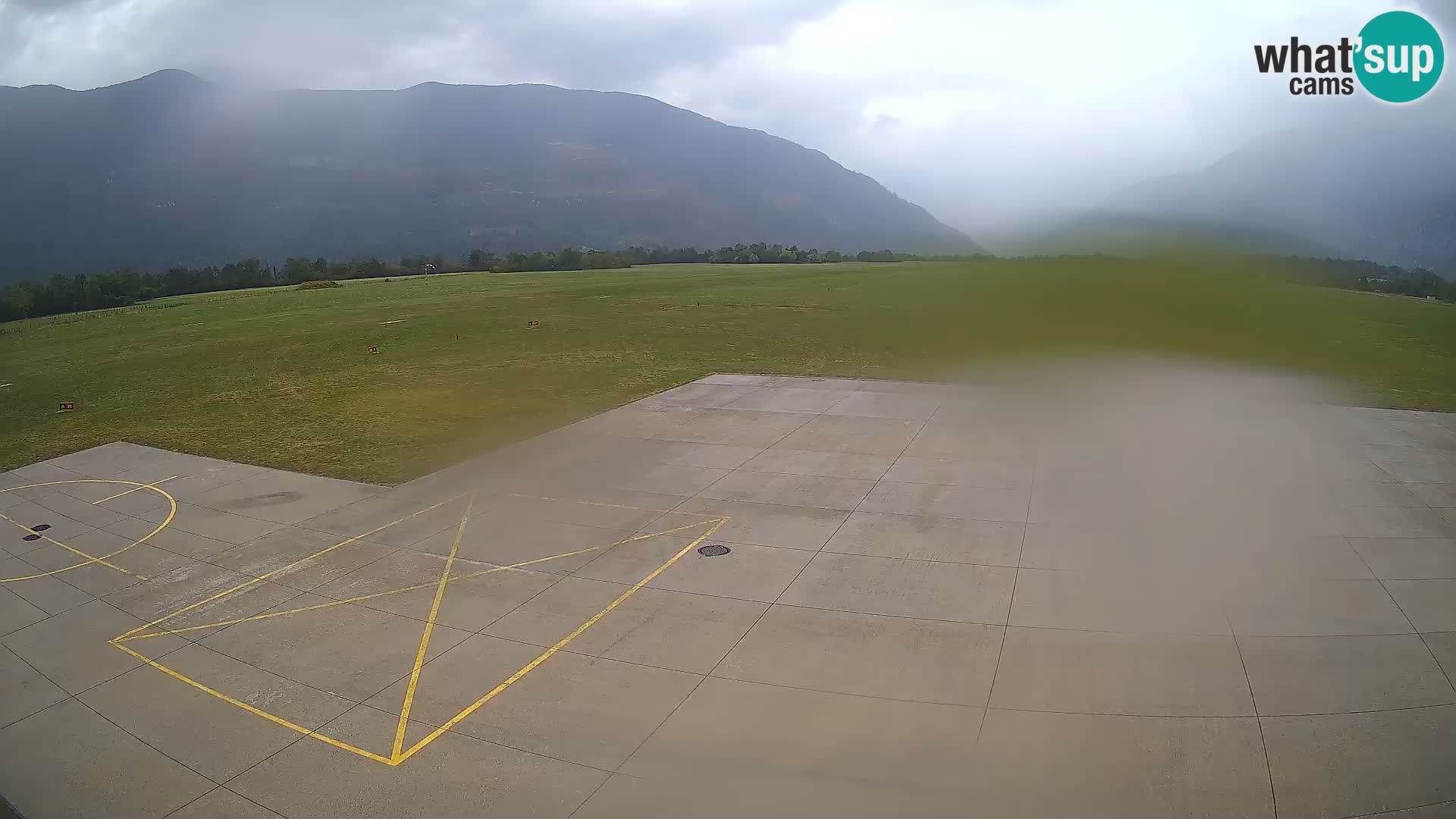 Webcam des Flughafens Bovec – Skydive Bovec