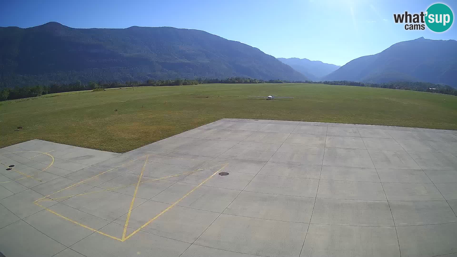 Cámara web del aeropuerto de Bovec – Skydive Bovec