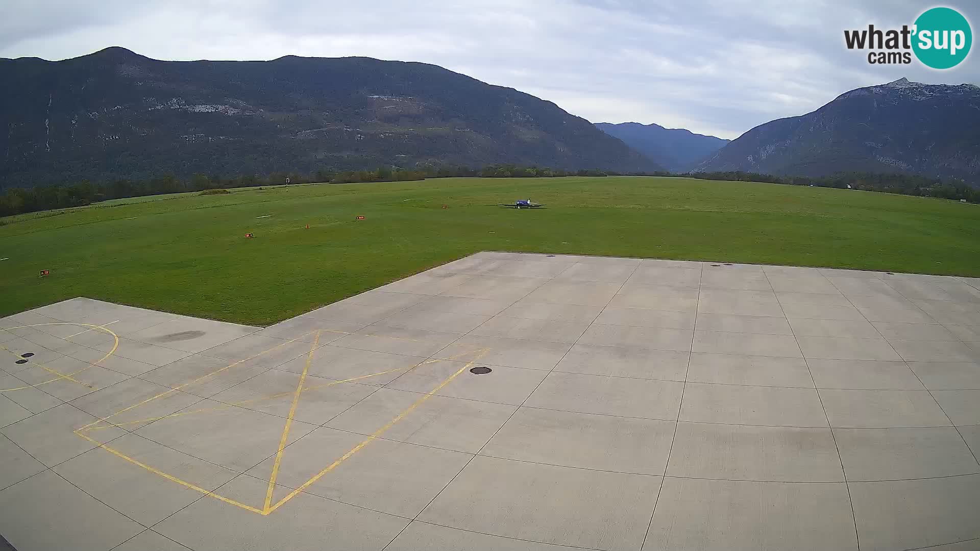 Webcam de l’aéroport de Bovec – Skydive Bovec
