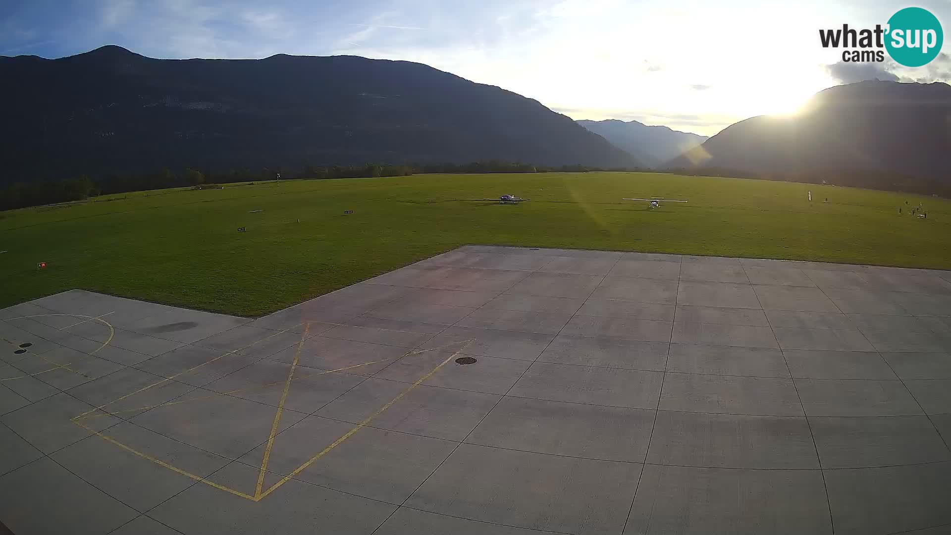 Cámara web del aeropuerto de Bovec – Skydive Bovec