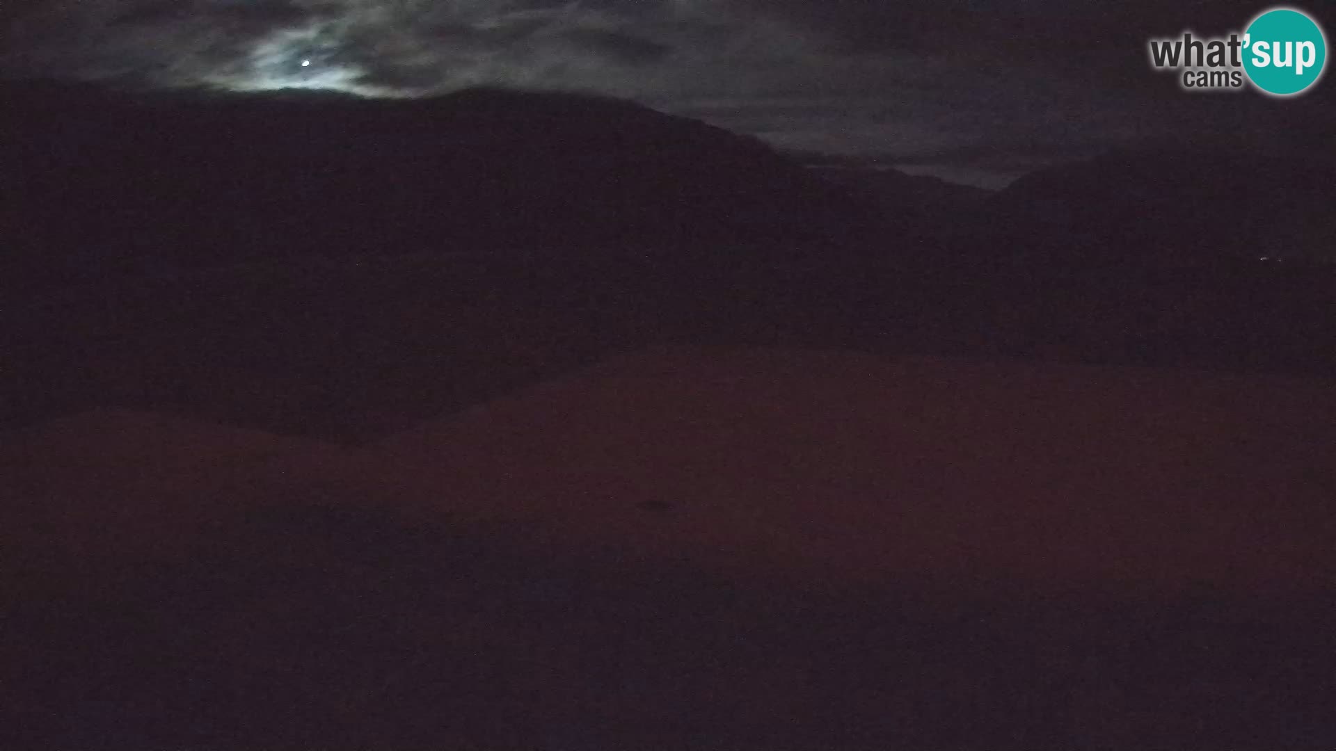 Webcam aereoporto di Bovec (Plezzo) – Vista verso il Kanin