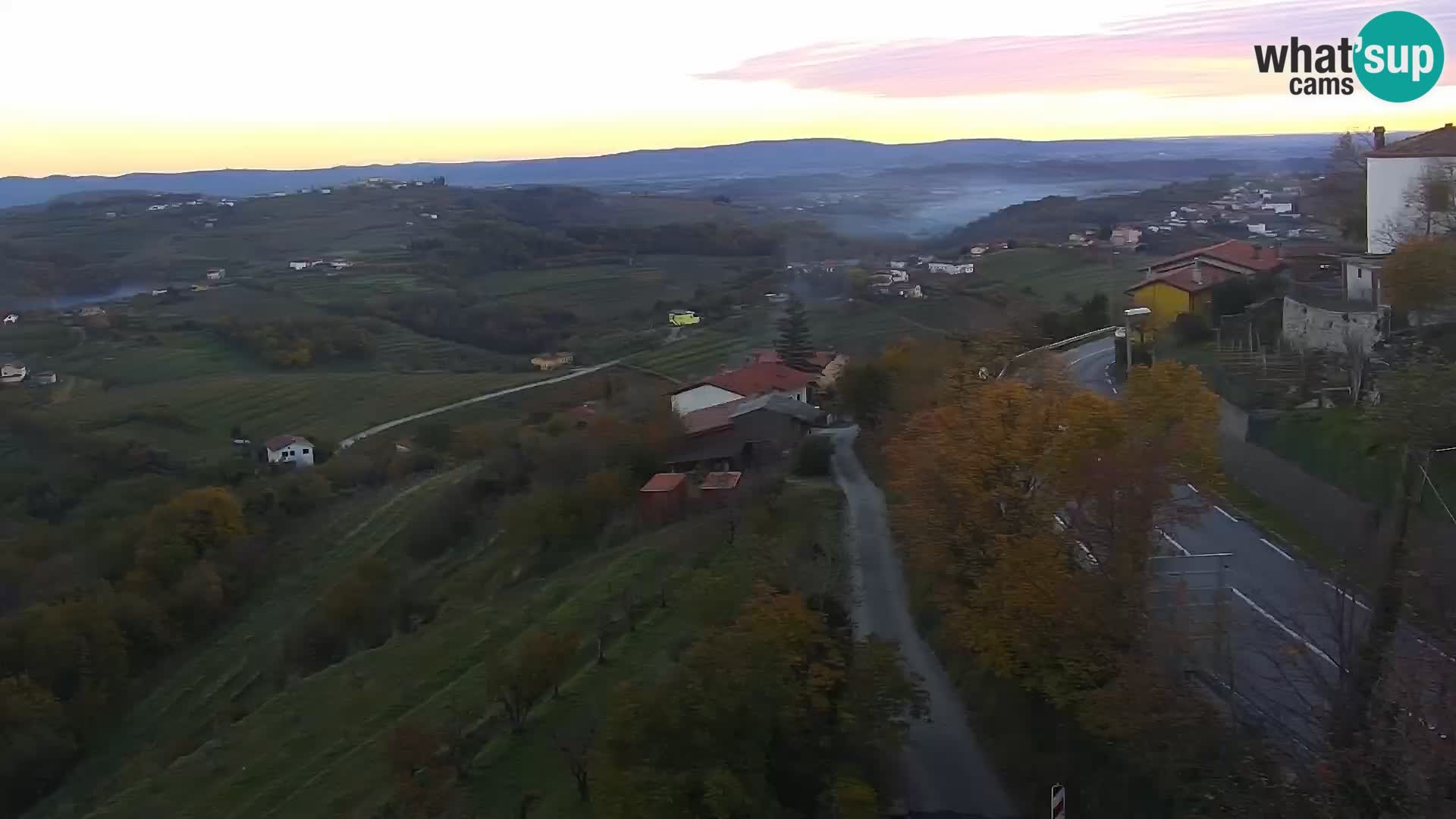 V Živo Šmartno spletna kamera Brda – Hotel San Martin