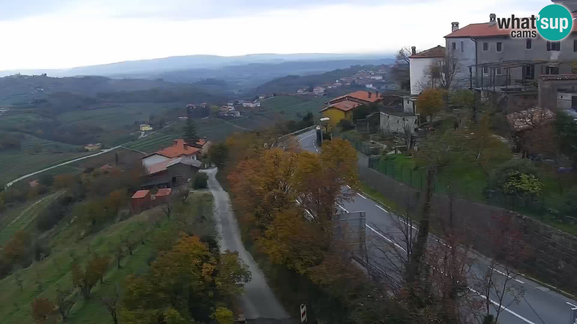 V Živo Šmartno spletna kamera Brda – Hotel San Martin