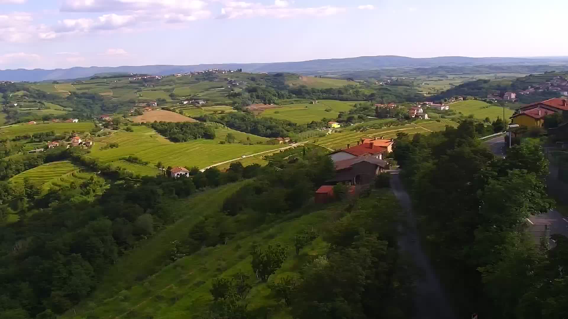 U Živo Šmartno web kamera Brda – Hotel San Martin