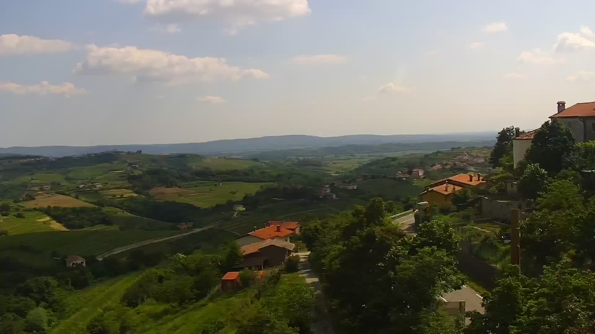V Živo Šmartno spletna kamera Brda – Hotel San Martin
