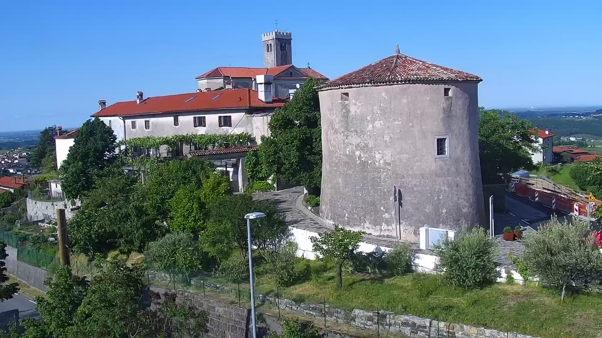 V Živo Šmartno spletna kamera Brda – Hotel San Martin