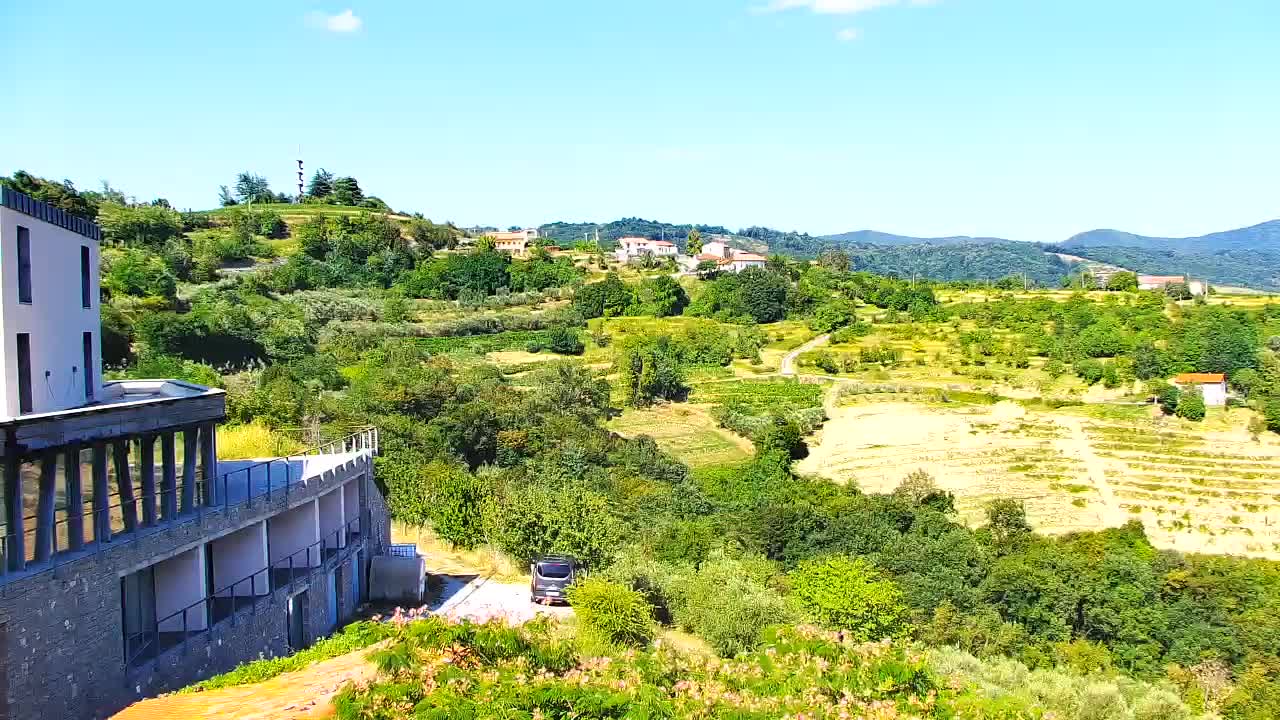V Živo Šmartno spletna kamera Brda – Hotel San Martin