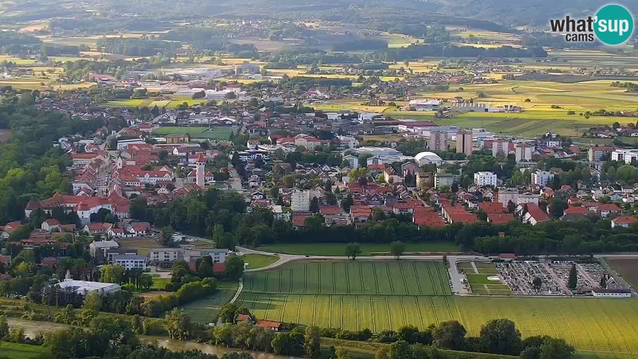 Brežice – Panoramic view from sv. Vid