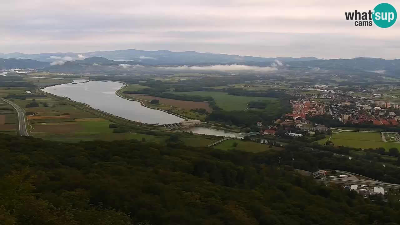 Brežice – Panoramic view from sv. Vid