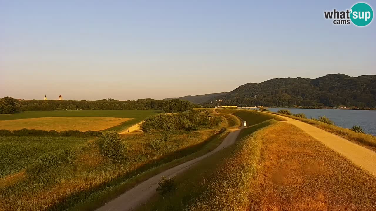 Live Webcam Brežice See am Fluss Sava – Slowenien