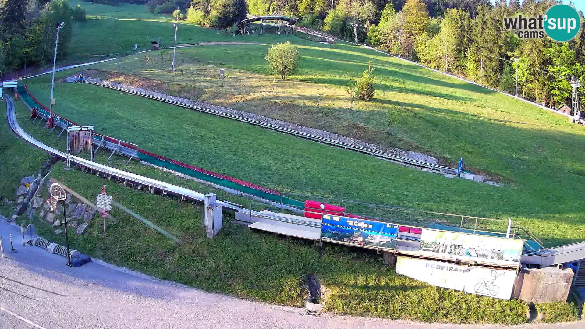 Celjska Koča – Blick vom Hotel