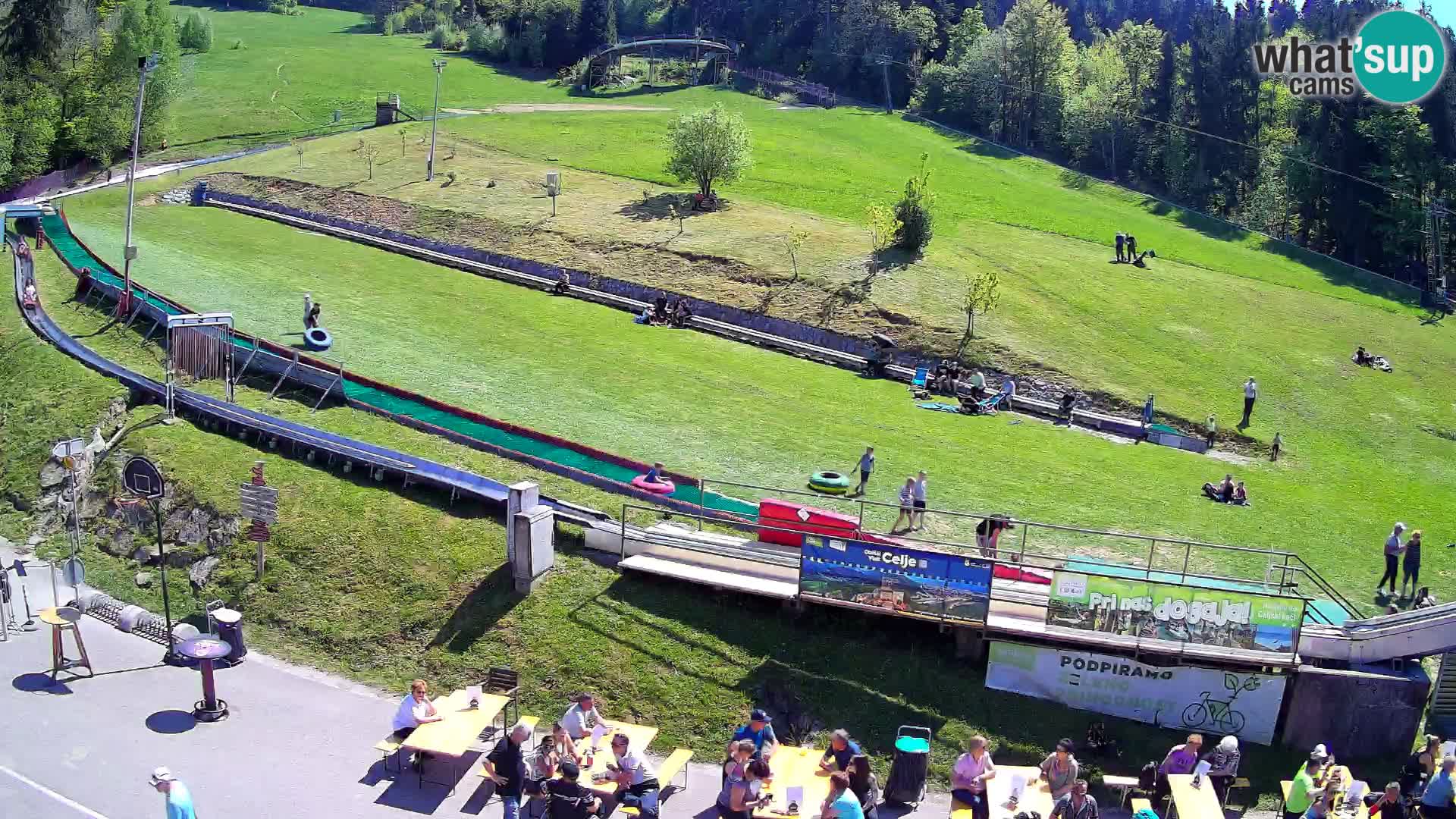 Celjska Koča – Blick vom Hotel