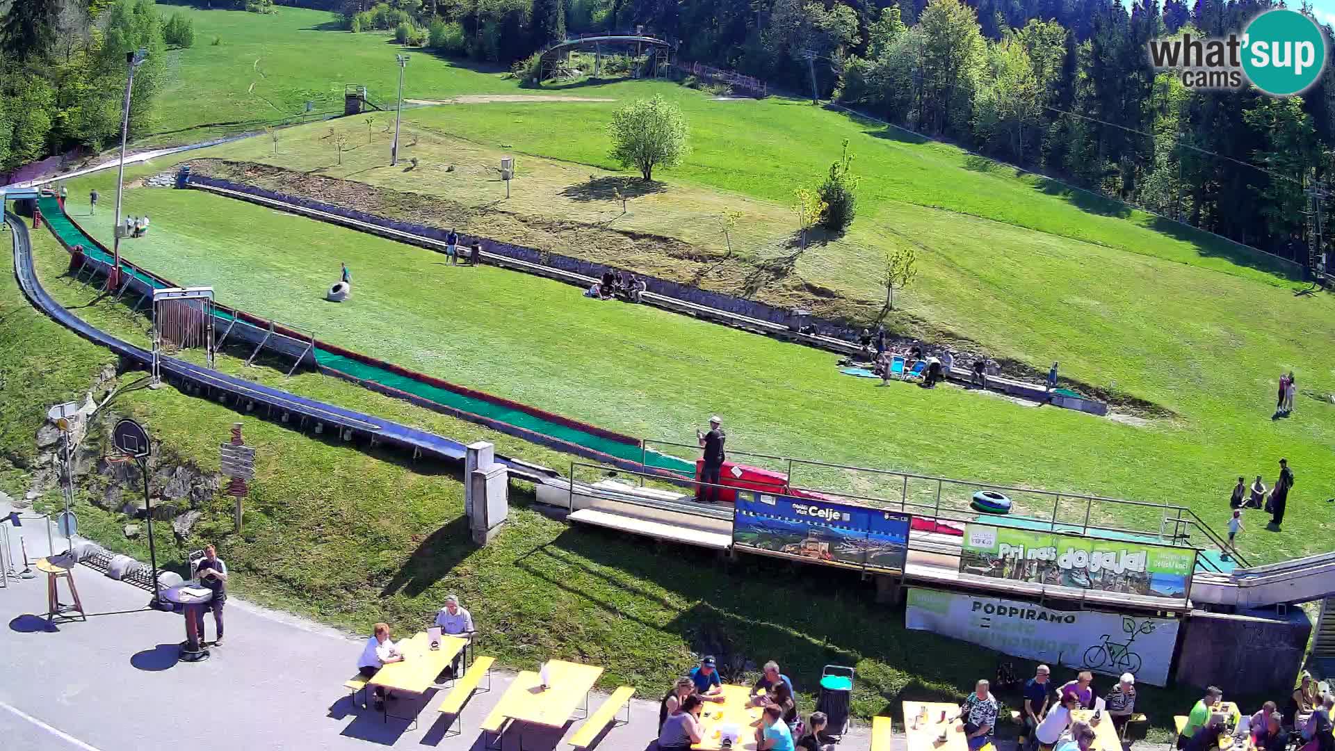 Celjska Koča – Blick vom Hotel