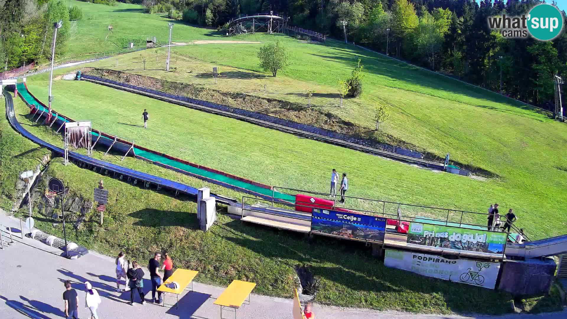Celjska Koča – Blick vom Hotel