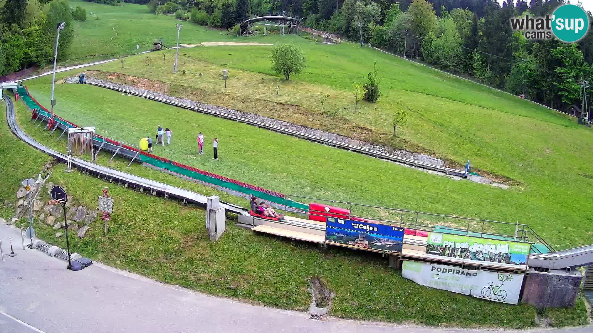 Celjska Koča – Blick vom Hotel