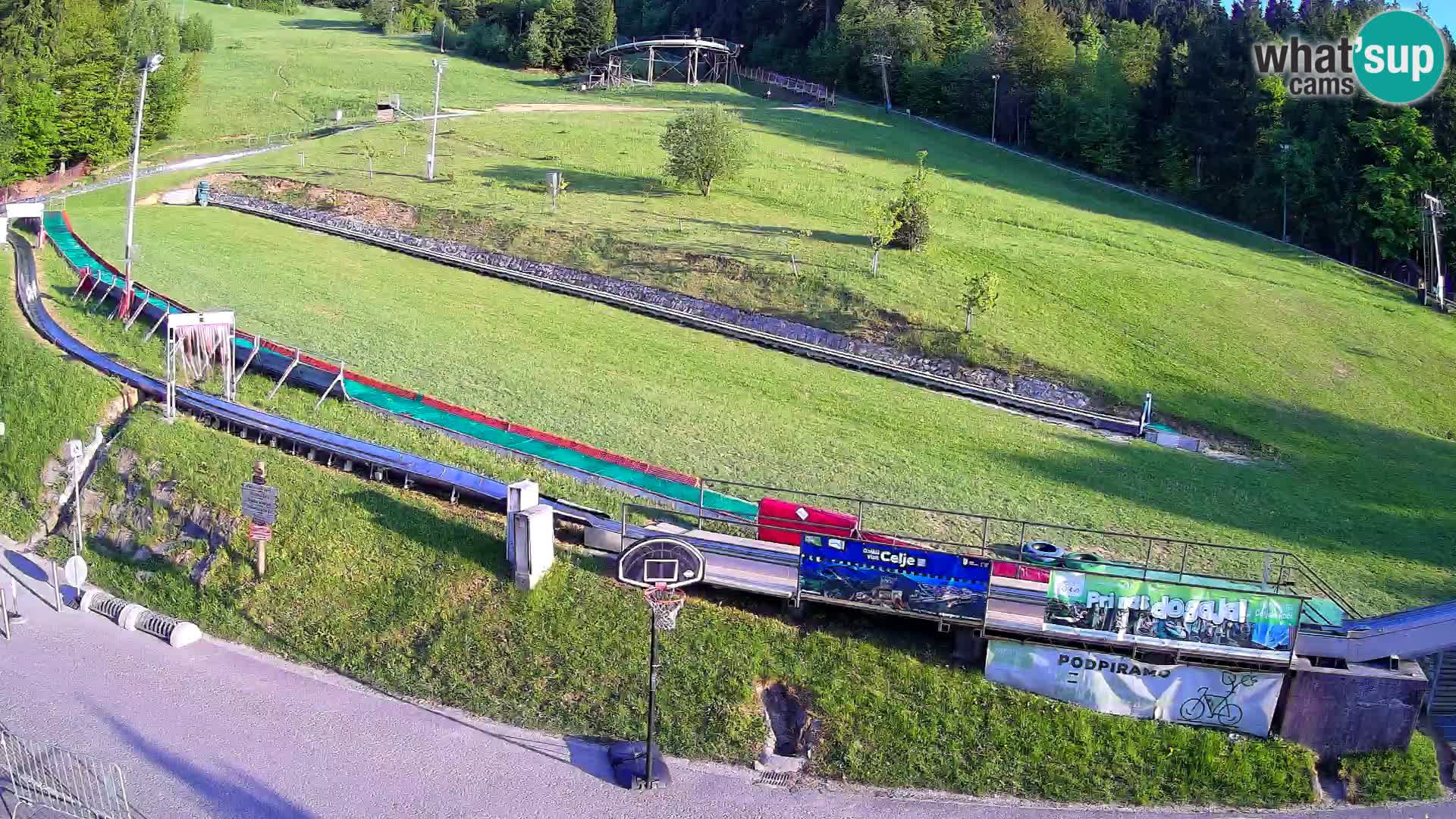 Celjska Koča – Blick vom Hotel