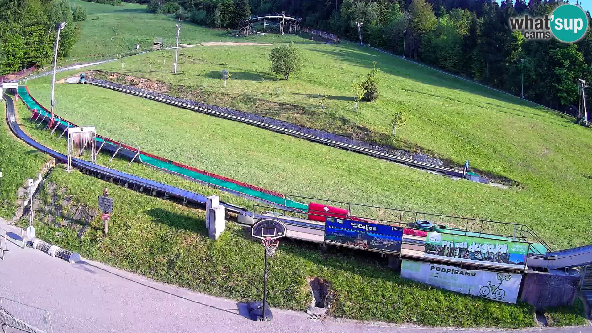 Celjska Koča – Blick vom Hotel