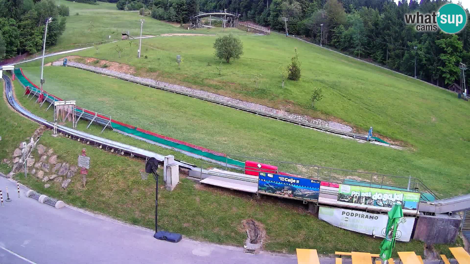 Celjska Koča – Blick vom Hotel
