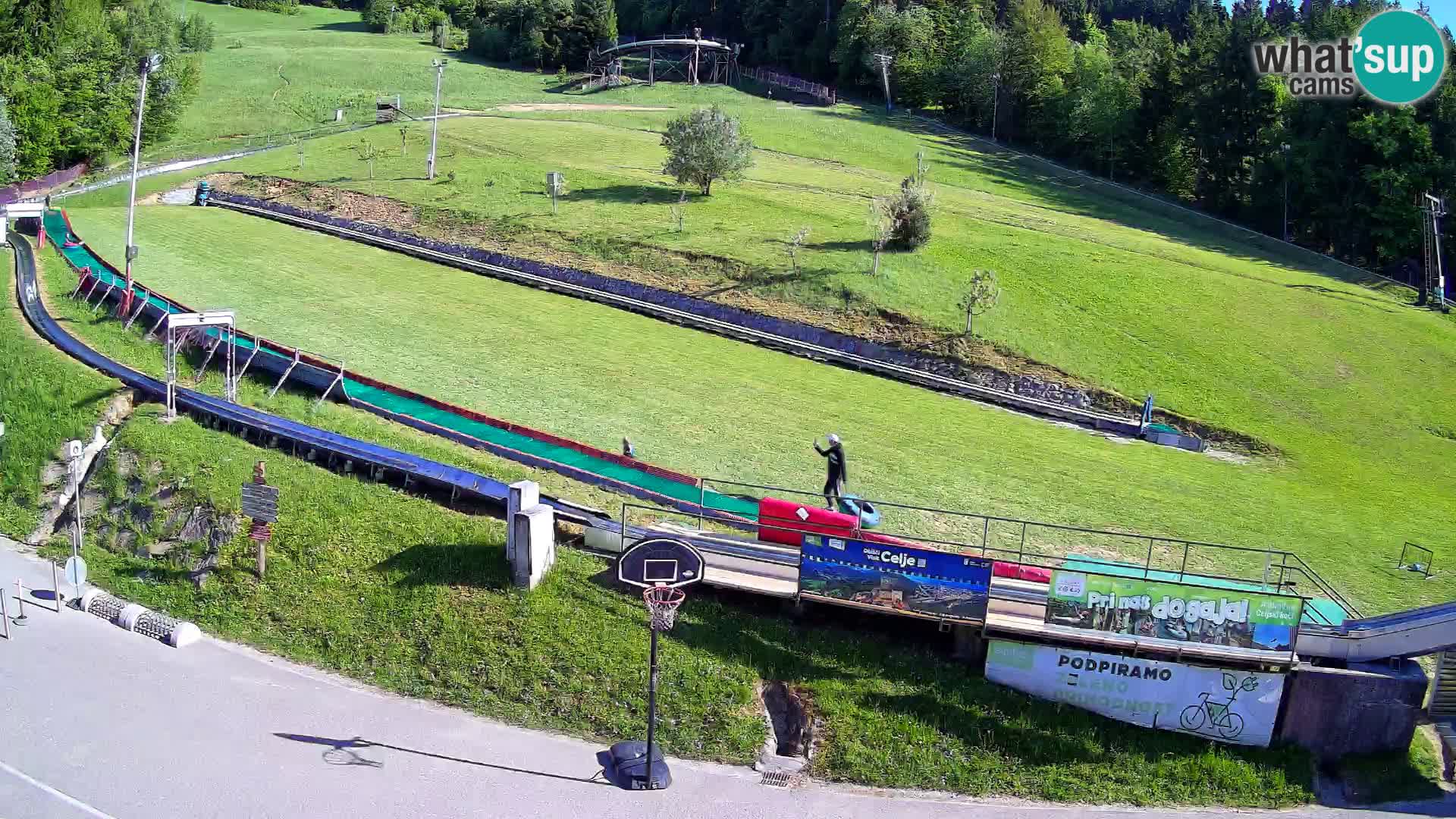 Celjska Koča – Blick vom Hotel