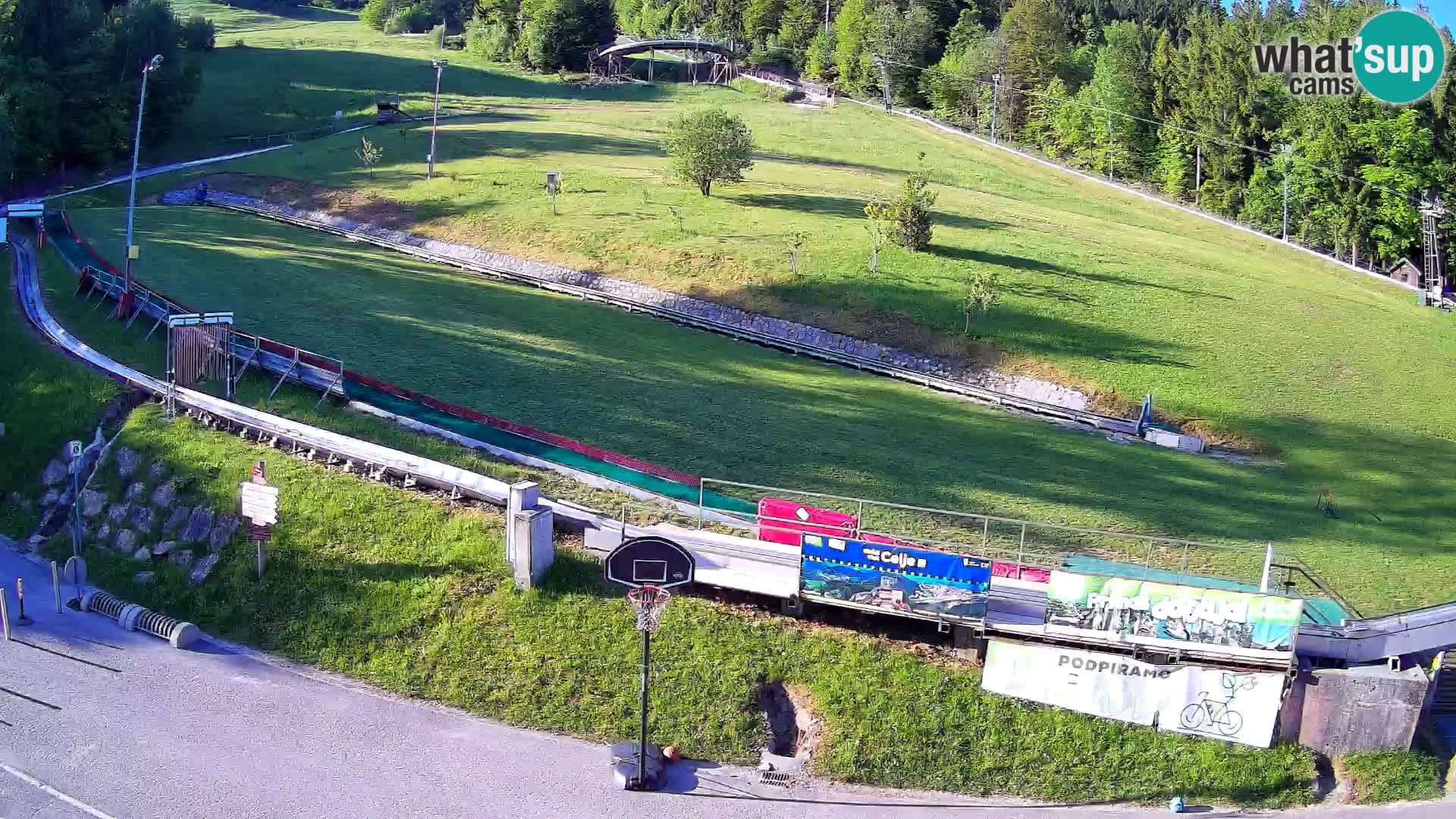 Celjska Koča – Blick vom Hotel