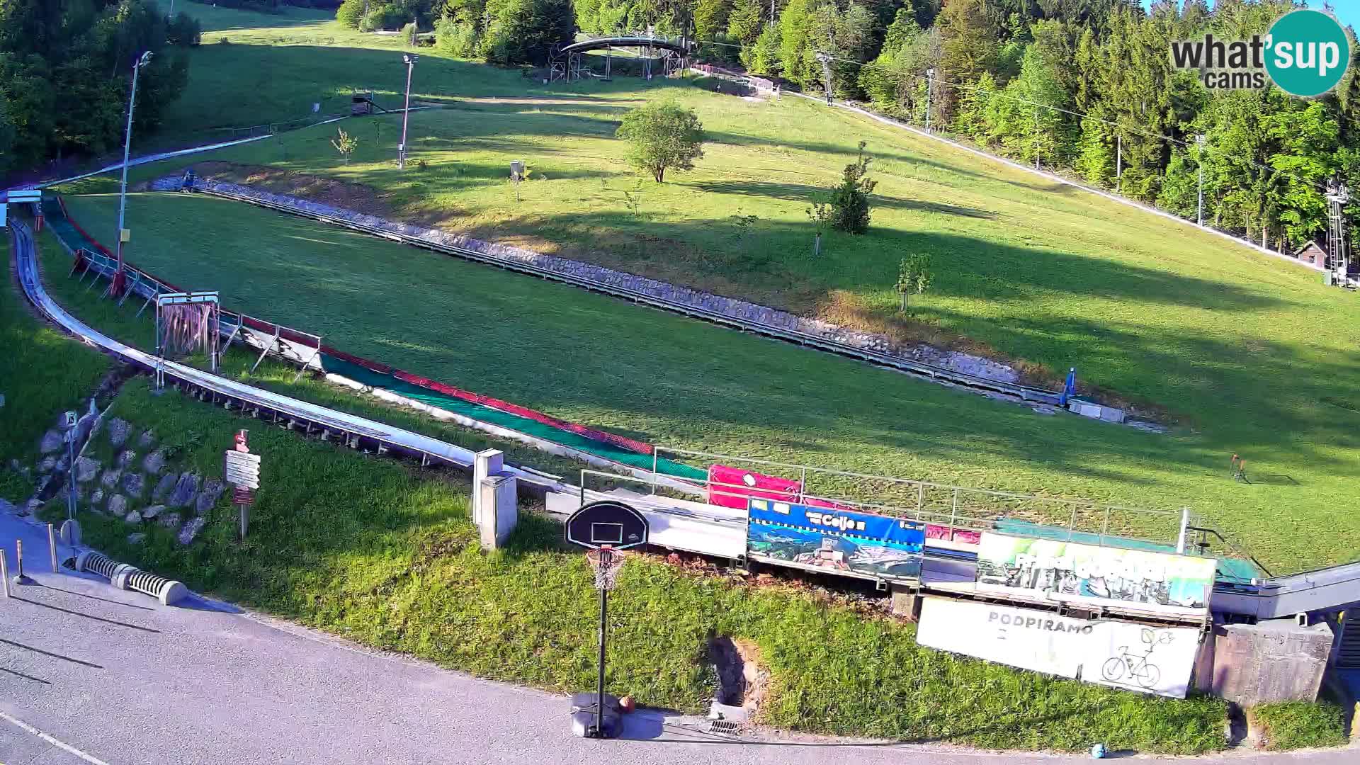 Celjska Koča – Blick vom Hotel