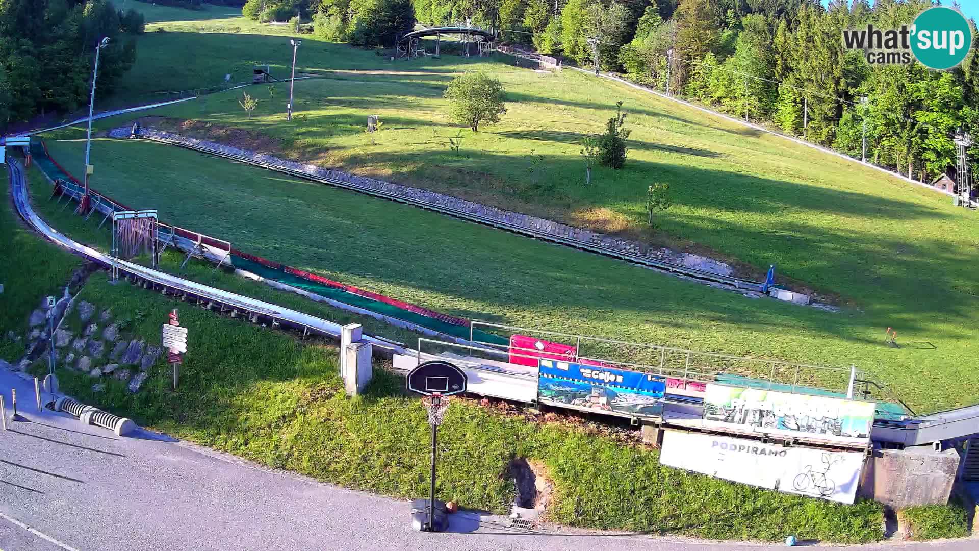 Celjska Koča – Blick vom Hotel