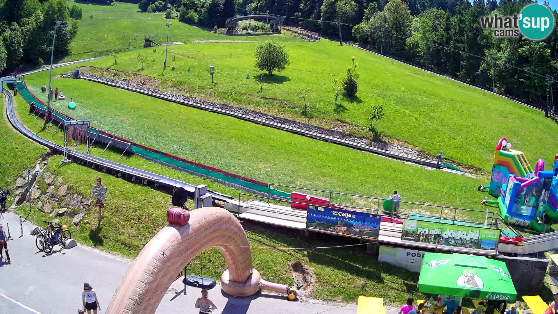 Celjska Koča – Blick vom Hotel