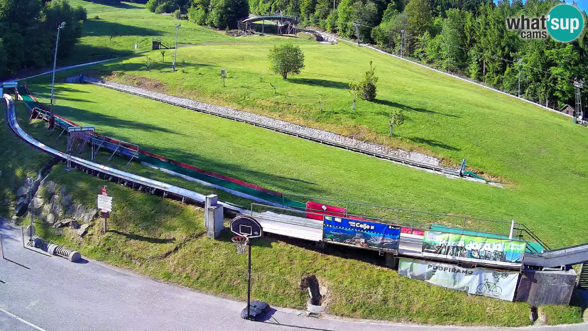 Celjska Koča – Blick vom Hotel