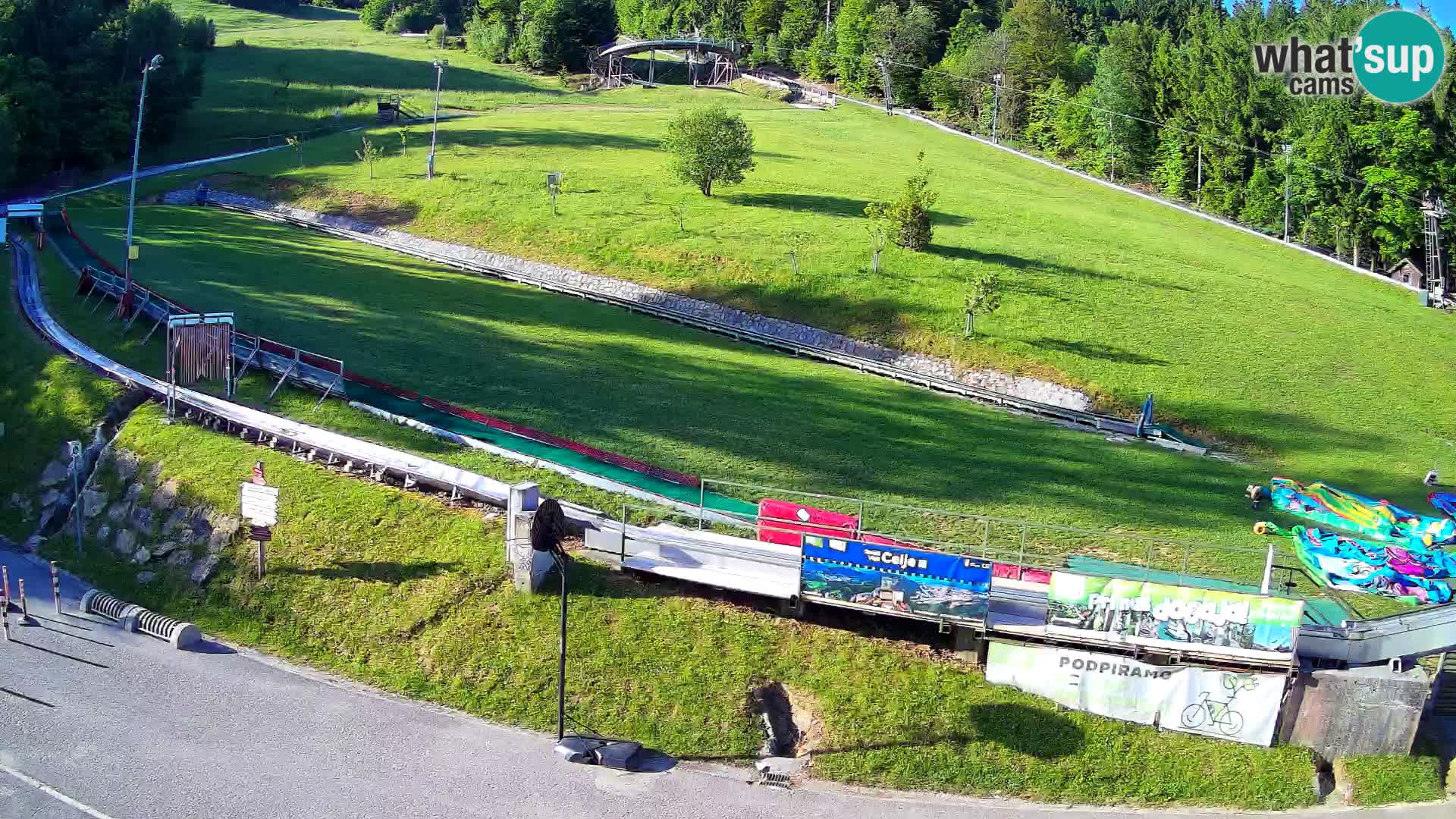 Celjska Koča – Blick vom Hotel