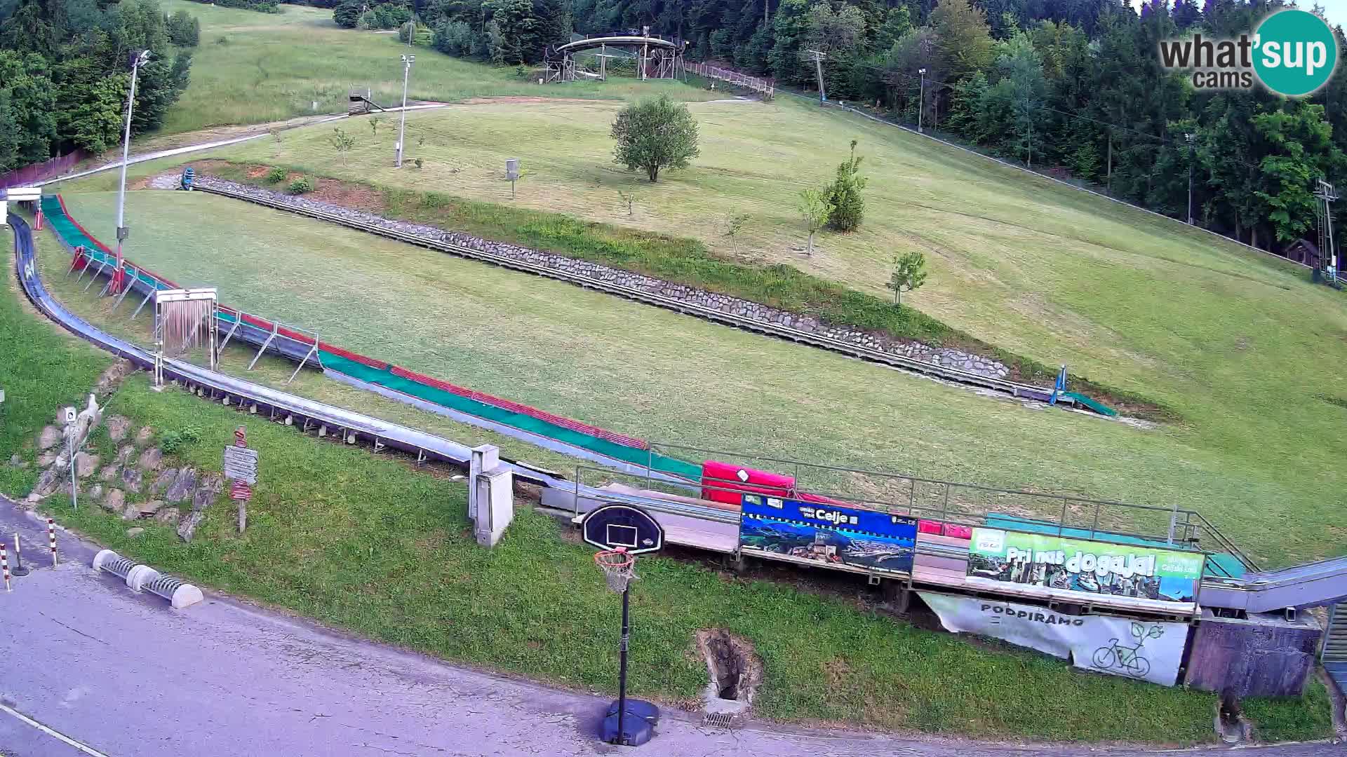 Celjska Koča – Blick vom Hotel