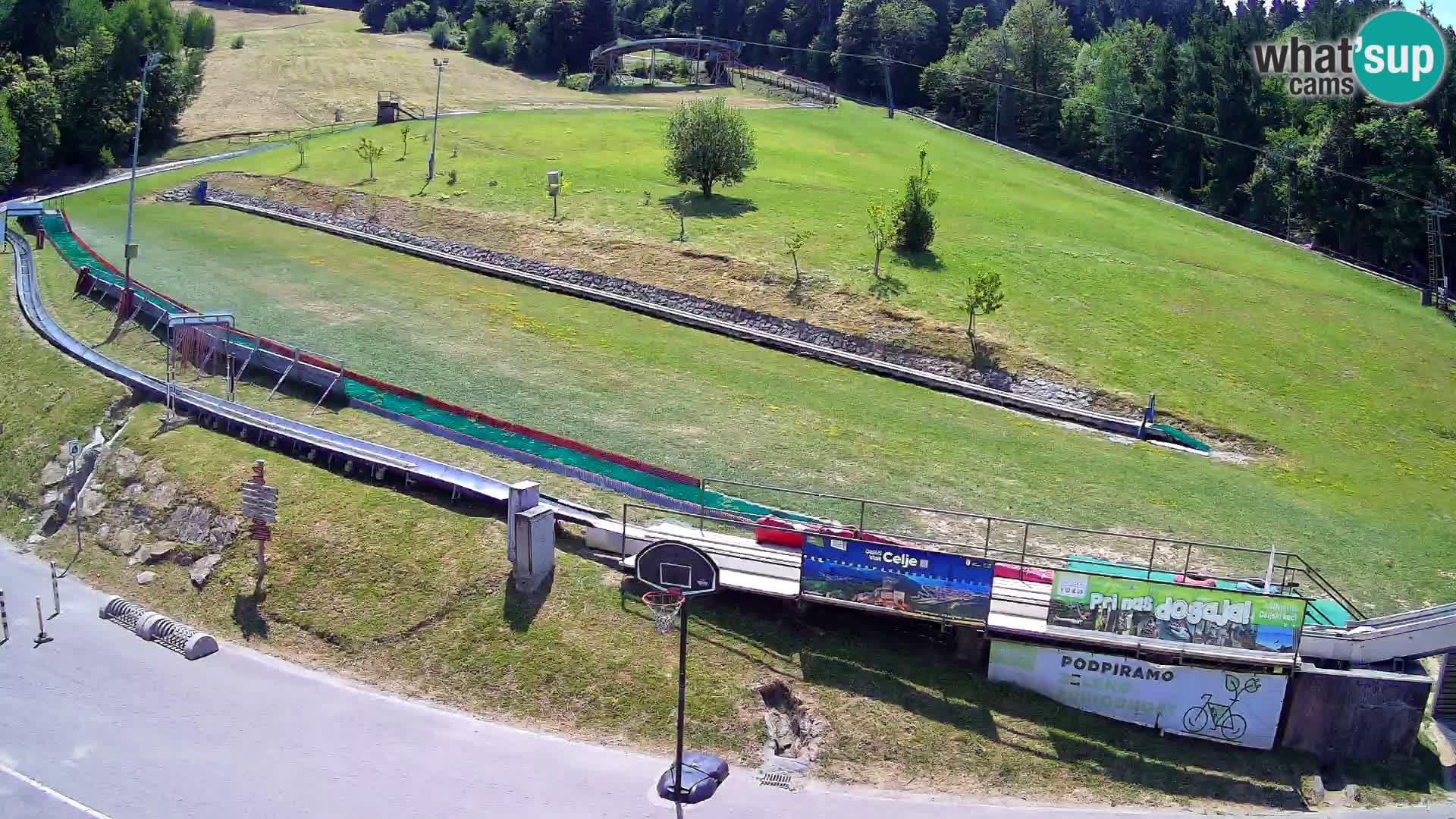 Celjska Koča – Blick vom Hotel