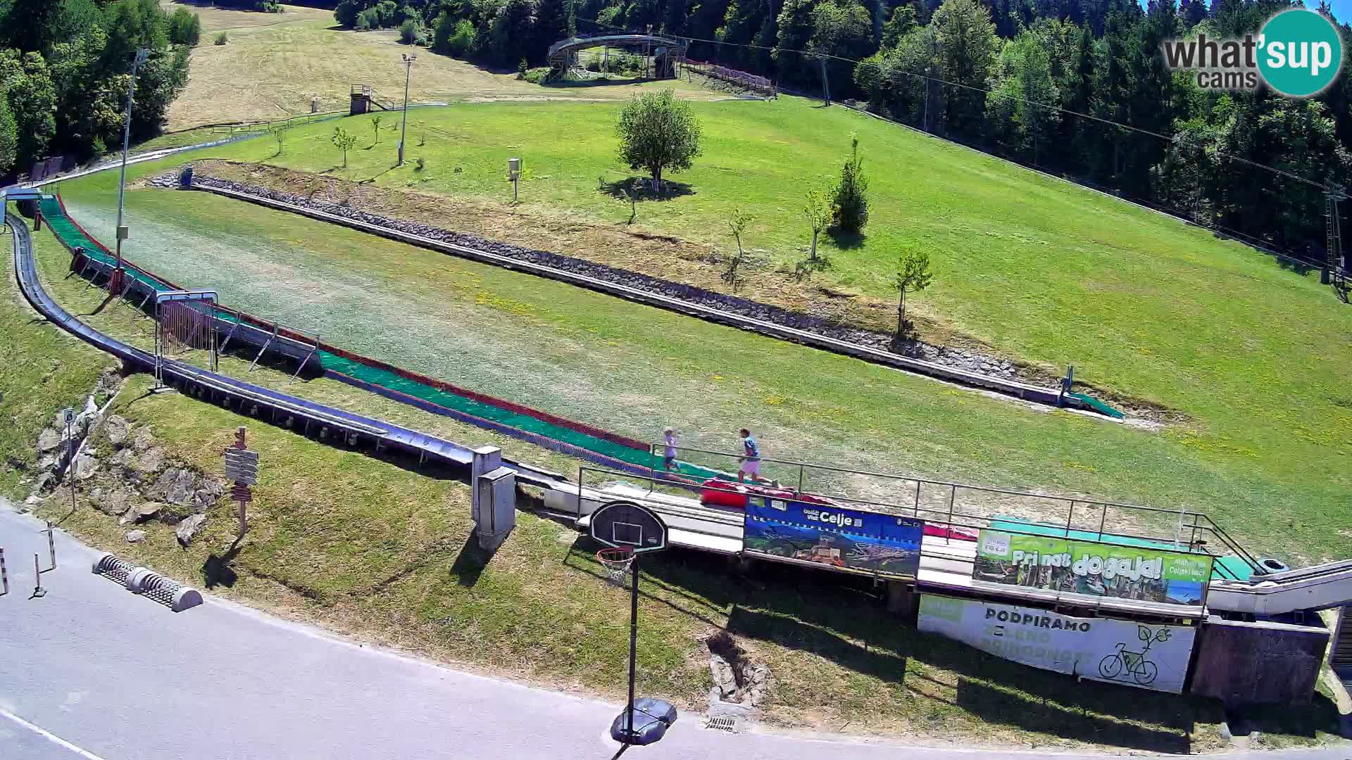 Celjska Koča – Blick vom Hotel
